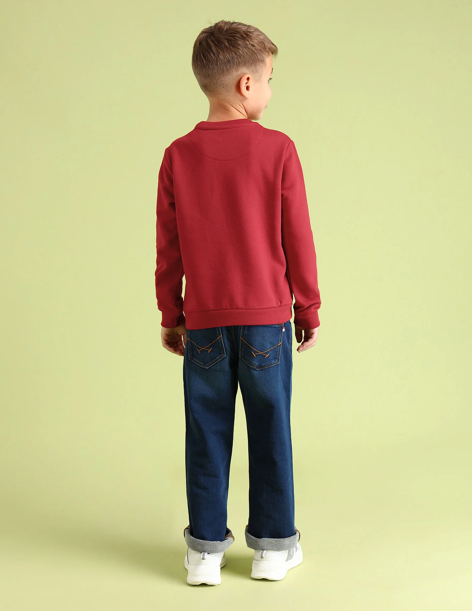 Boys Brand Regular Fit Sweatshirt - Image 4