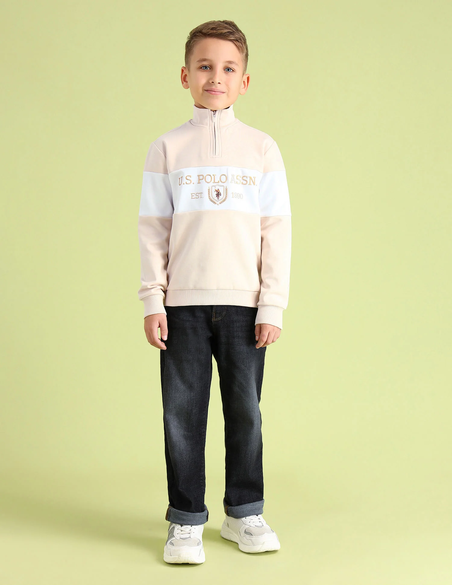 Boys Brand Regular Fit Sweatshirt - Image 3