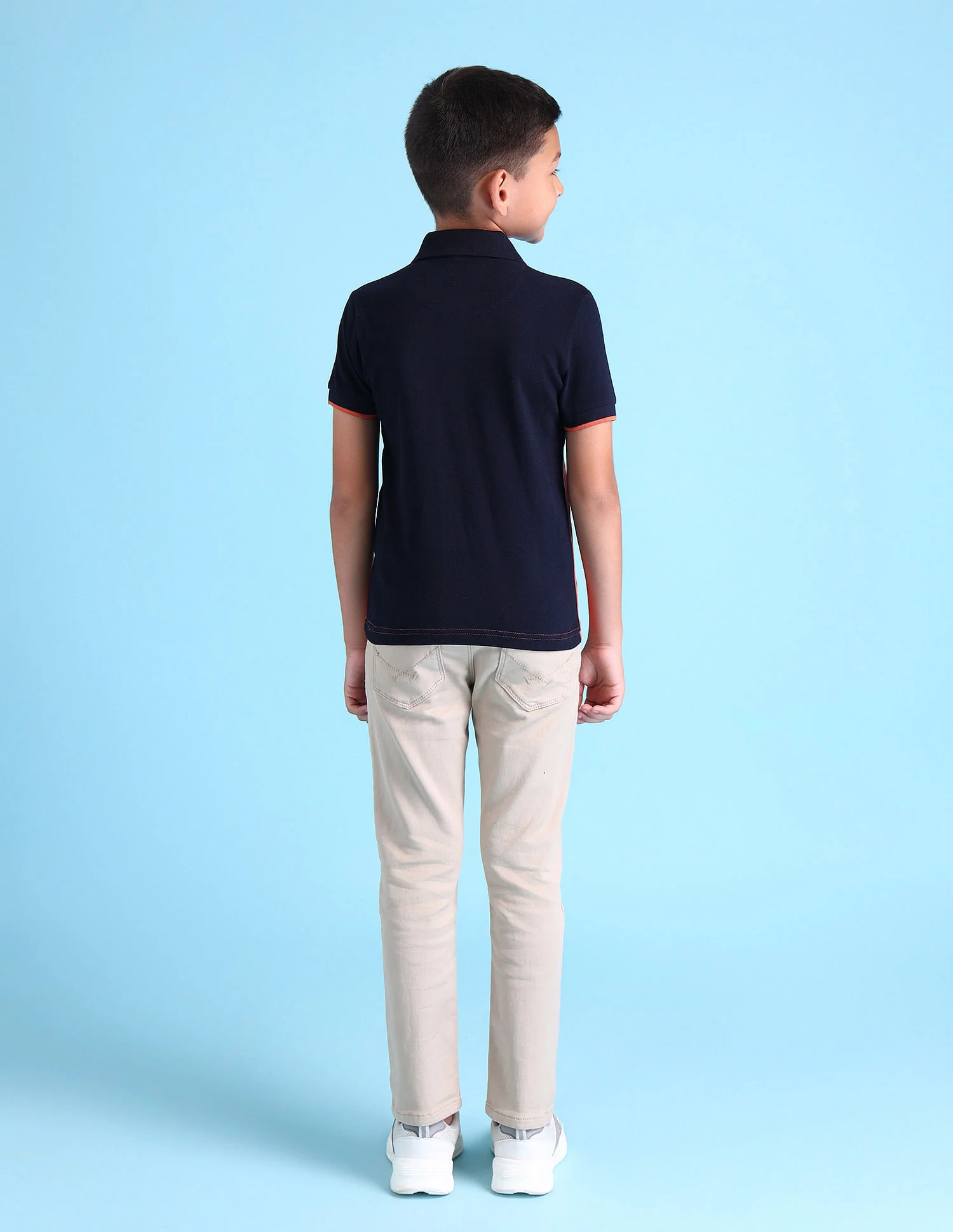 Boys Colourblocked Polo Shirt - Image 4