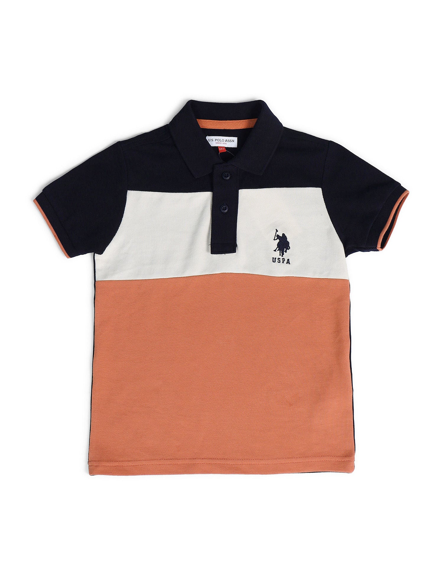 Boys Colourblocked Polo Shirt - Image 5