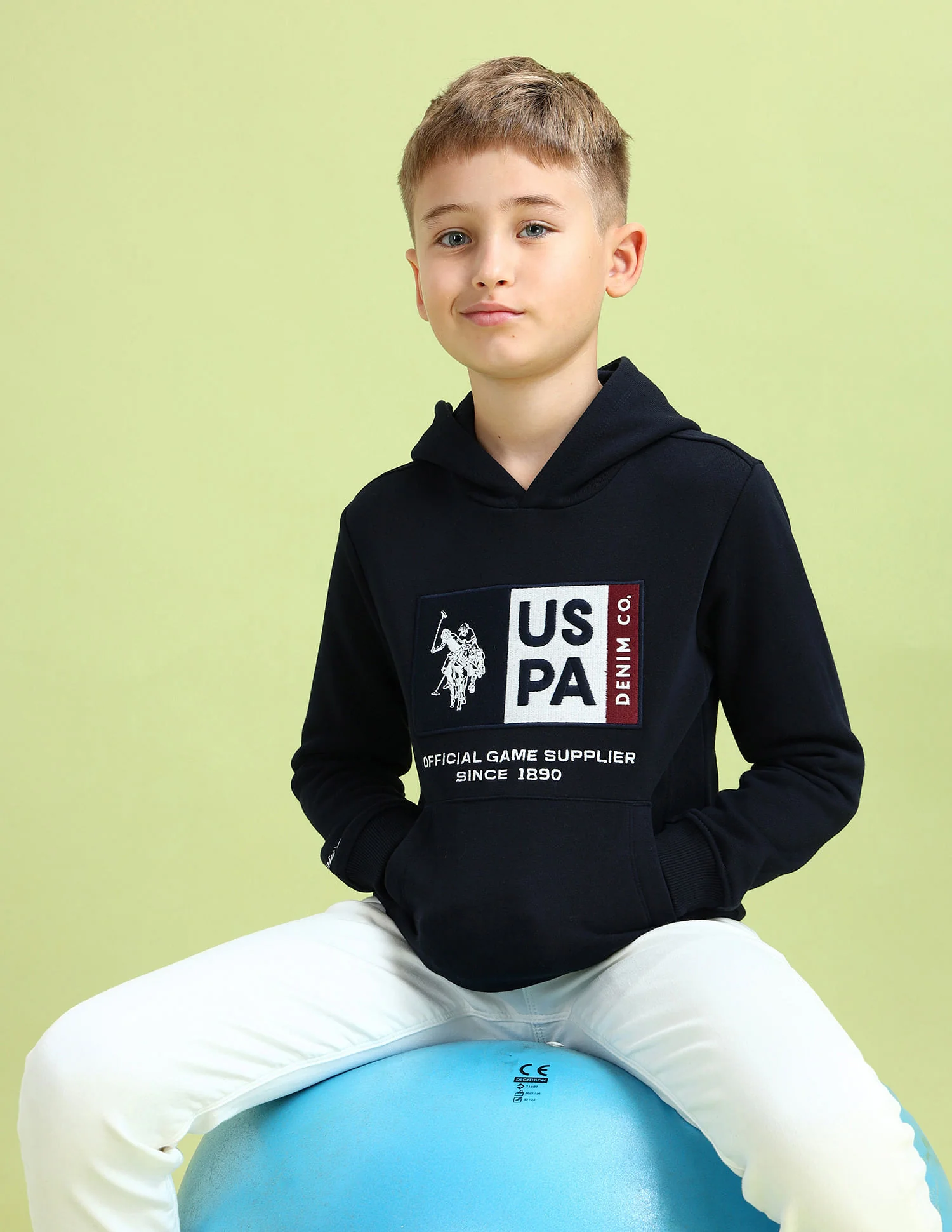 Boys Hooded Regular Fit Sweatshirt