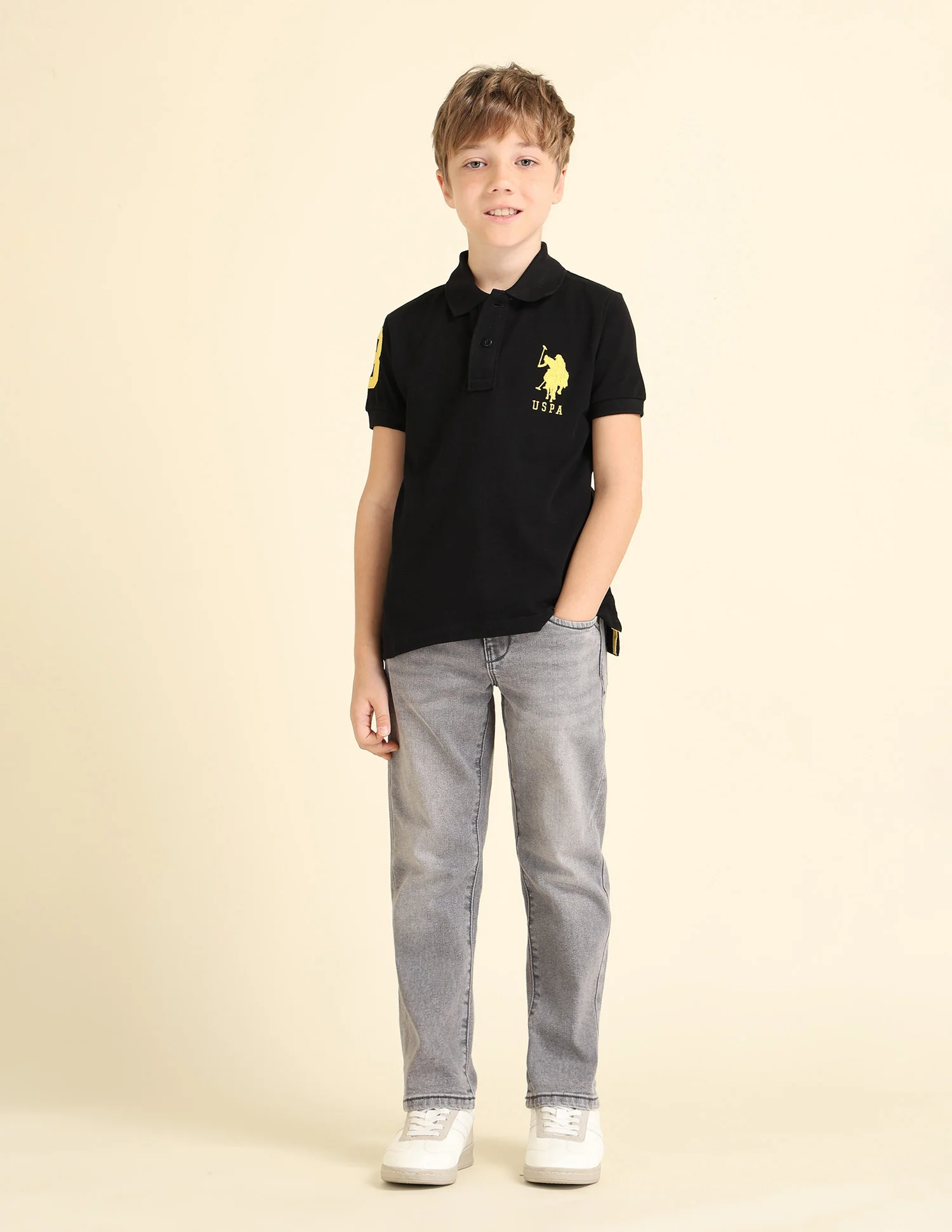 Boys Pique Polo Shirt - Image 4