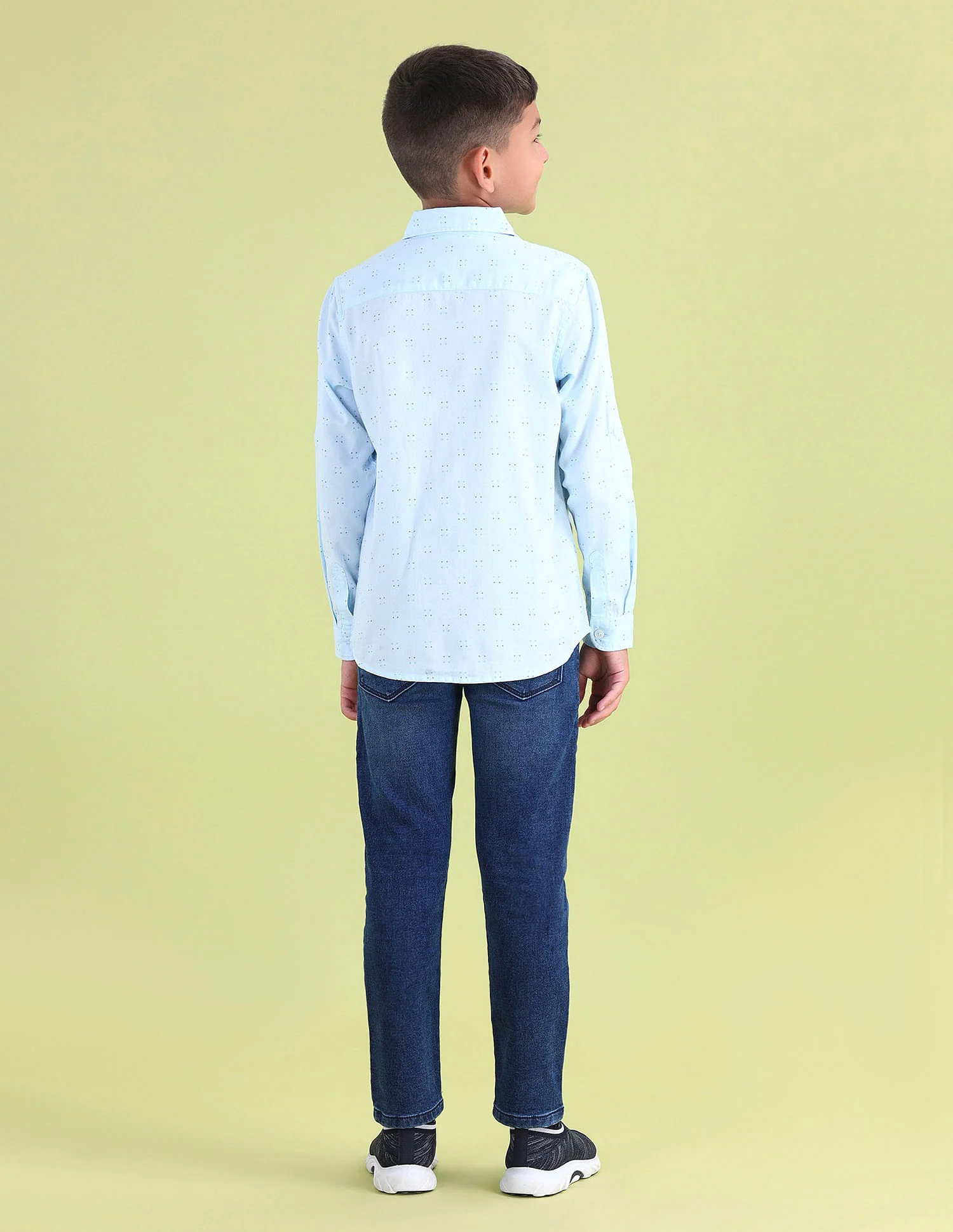 Boys Regular Fit Twill Shirt - Image 4