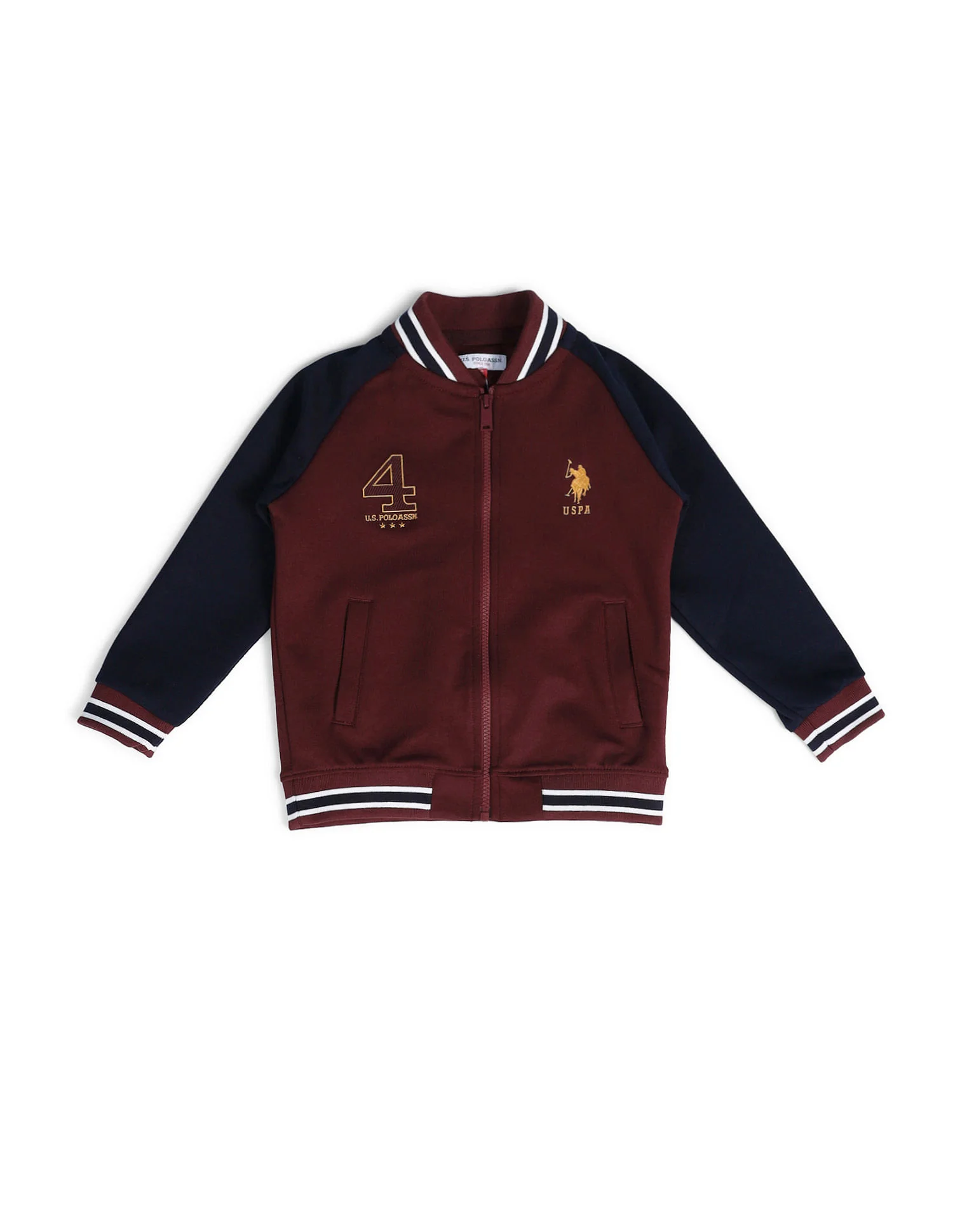 Boys Stand Neck Brand Sweatshirt - Image 5
