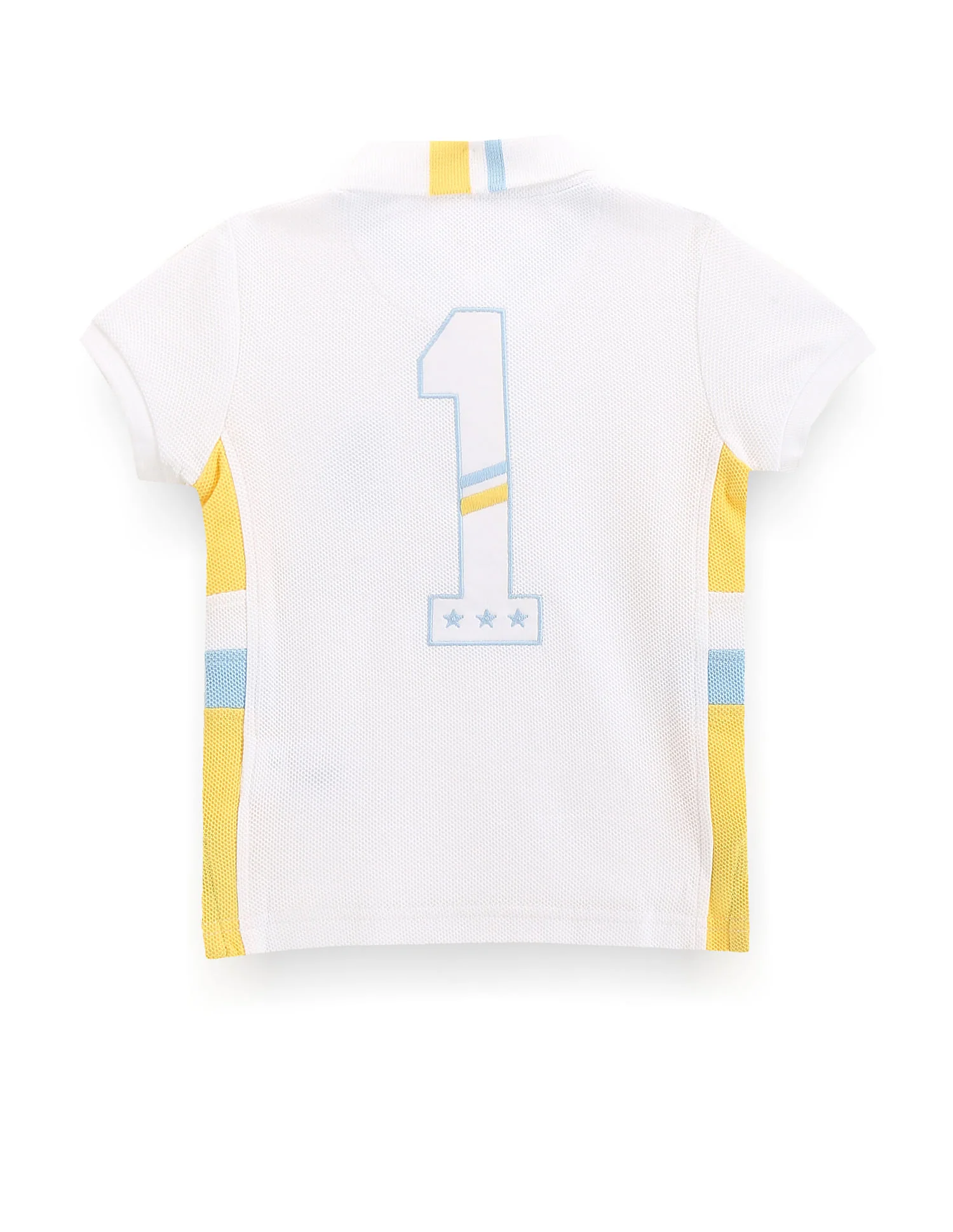 Boys Brand Embroidered Cotton Polo Shirt - Image 2