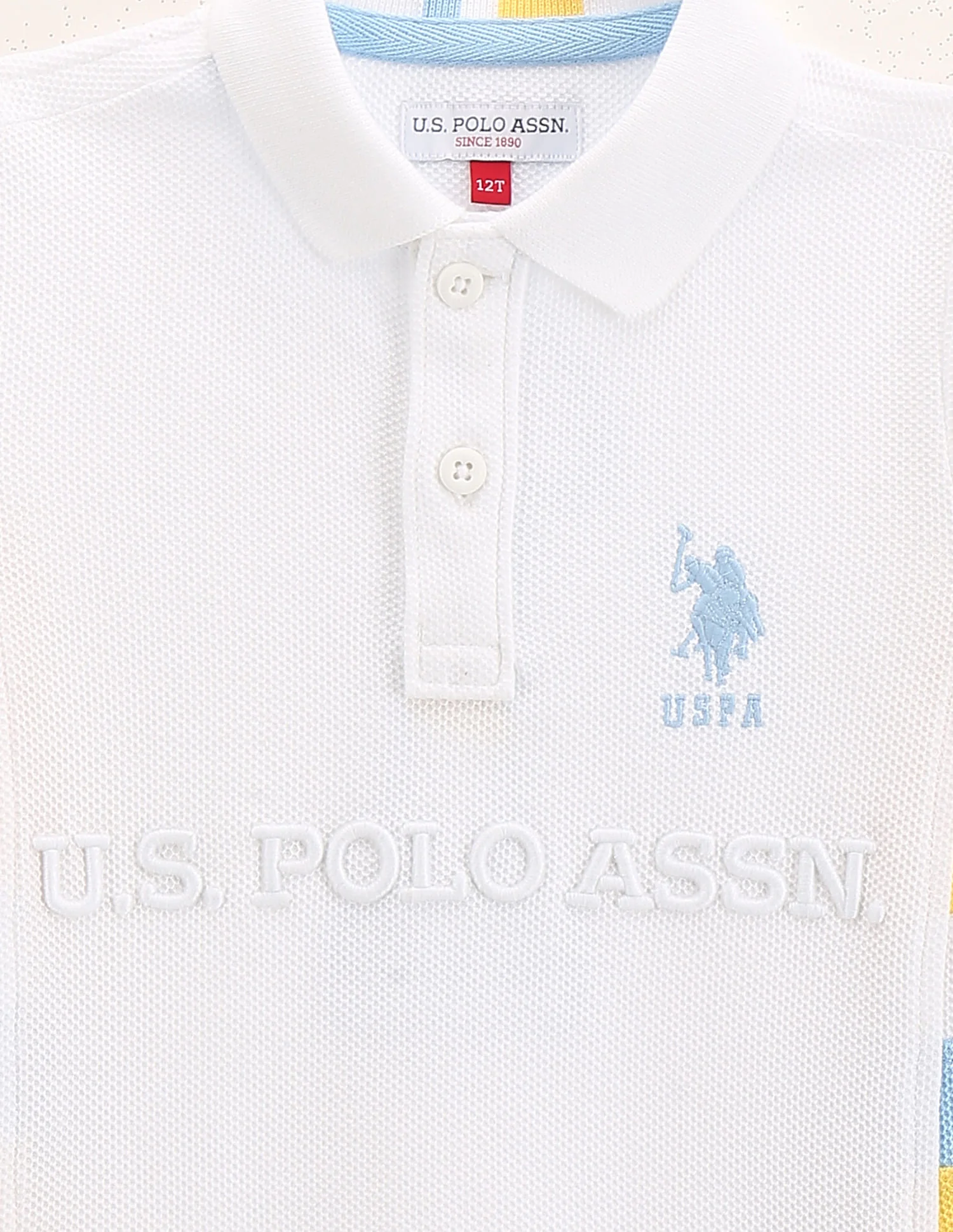 Boys Brand Embroidered Cotton Polo Shirt - Image 3