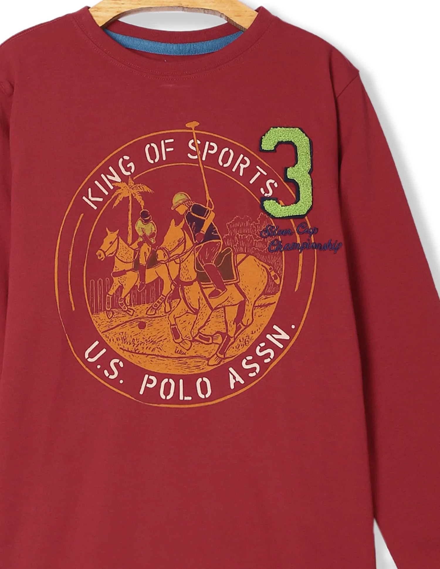 Boys Brand Graphic Long Sleeve T-Shirt - Image 3