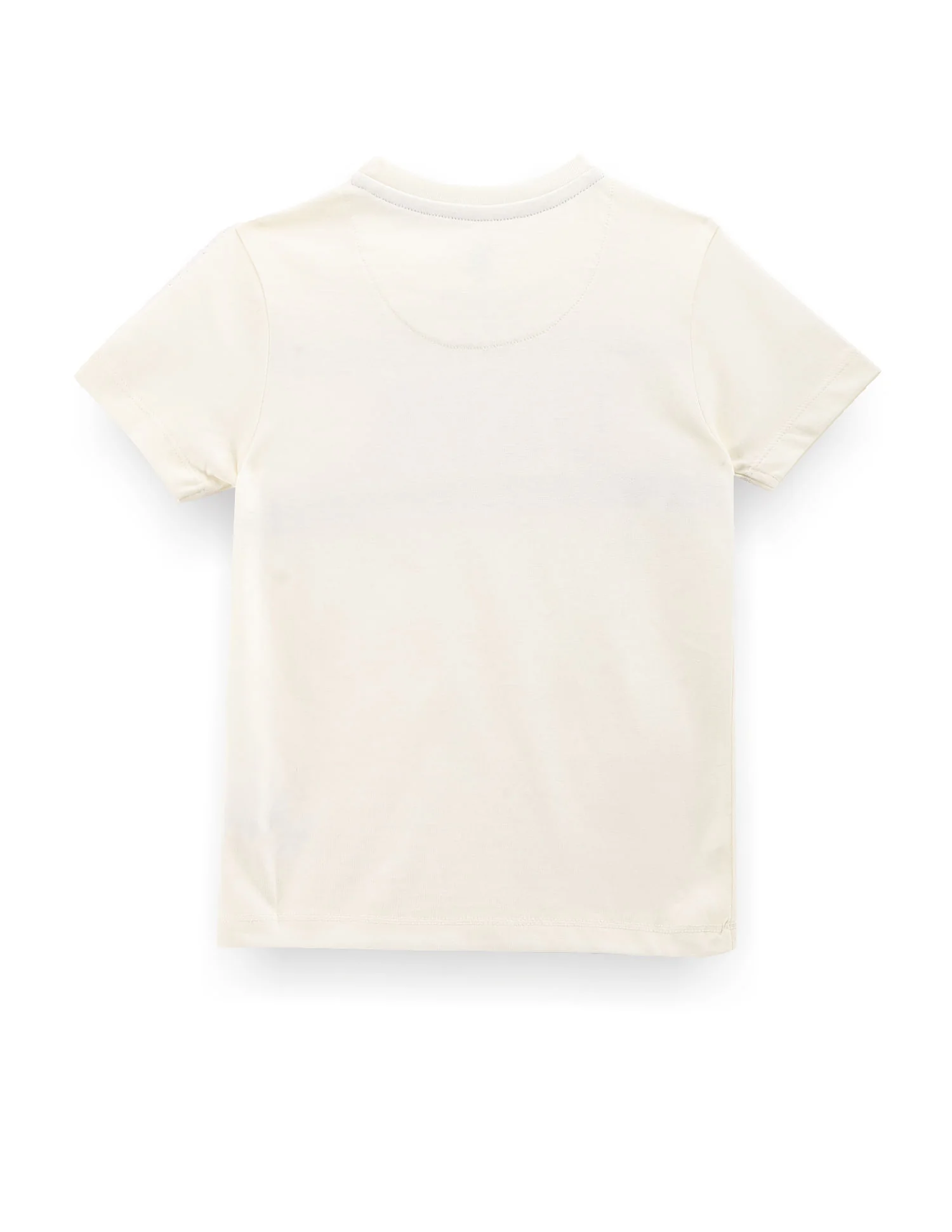 Boys Brand Stripe Cotton T-Shirt - Image 2