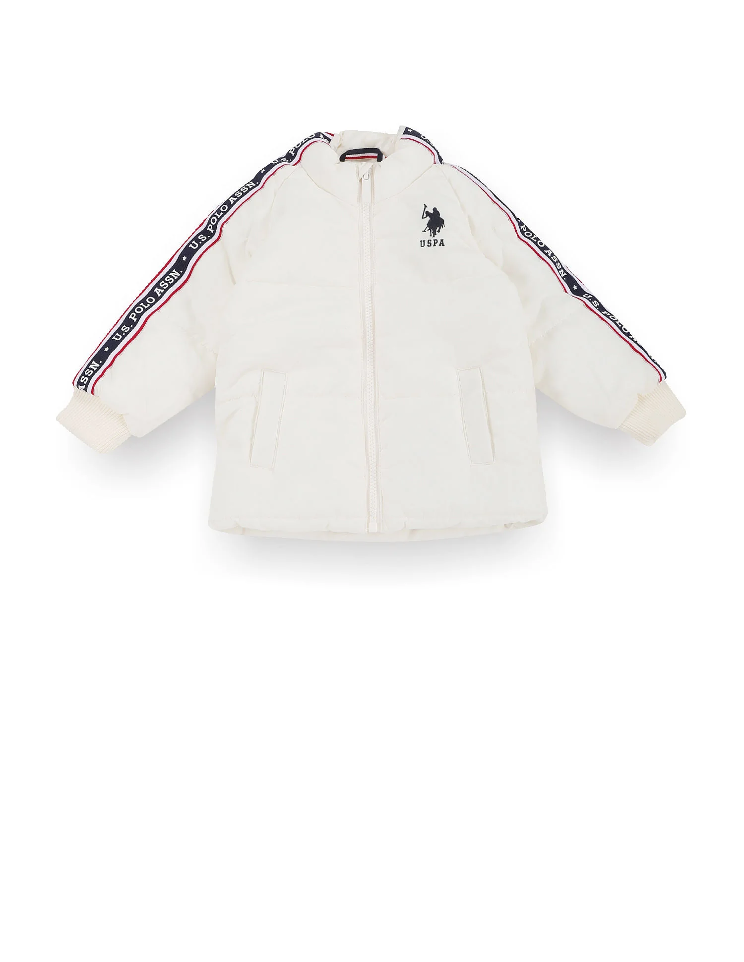 Boys Brand Tape Puffer Jacket