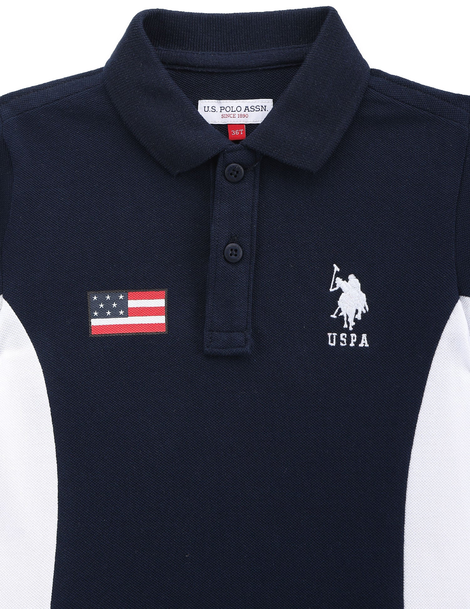 Boys Color Block Polo Shirt - Image 3