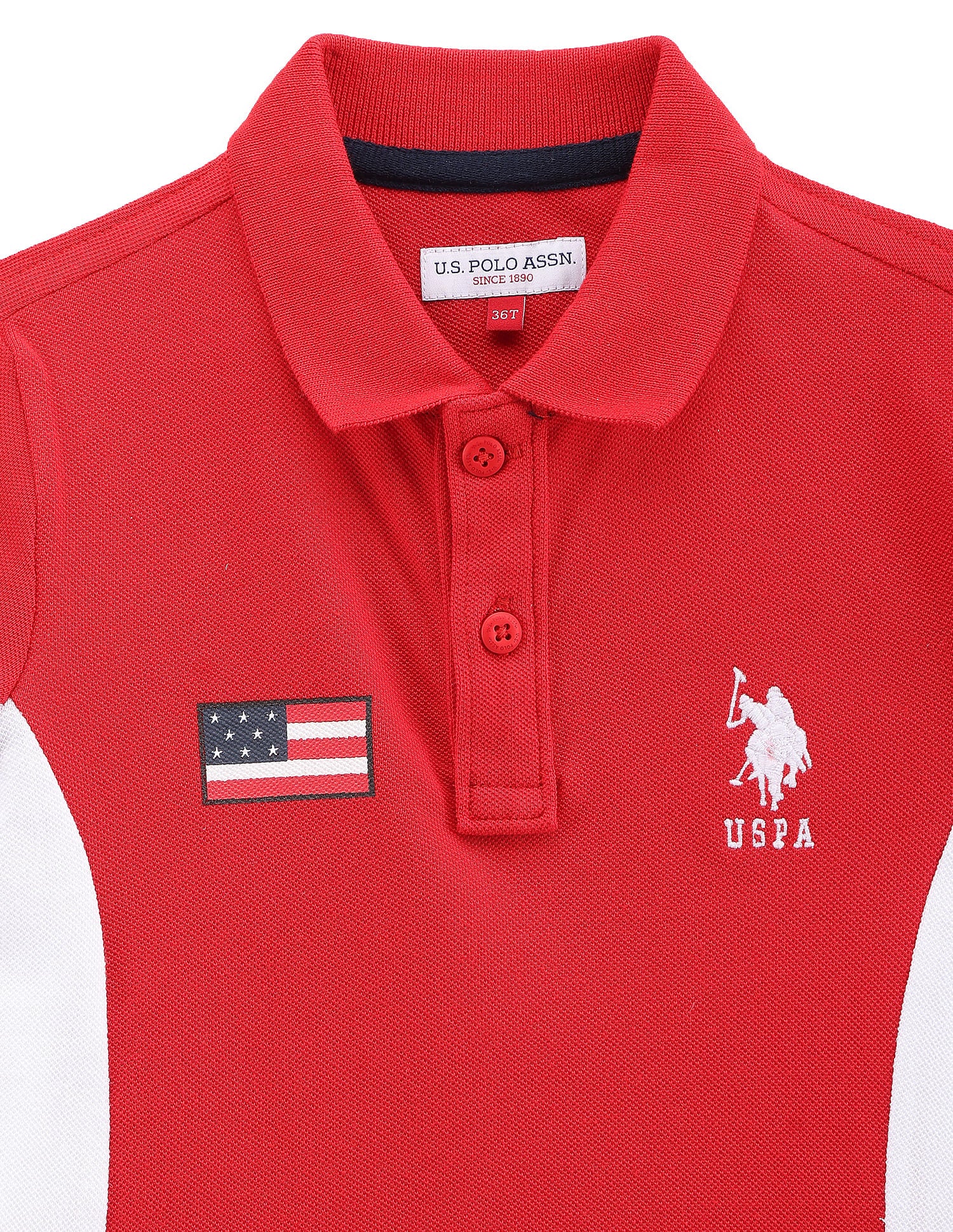 Boys Color Block Polo Shirt - Image 3