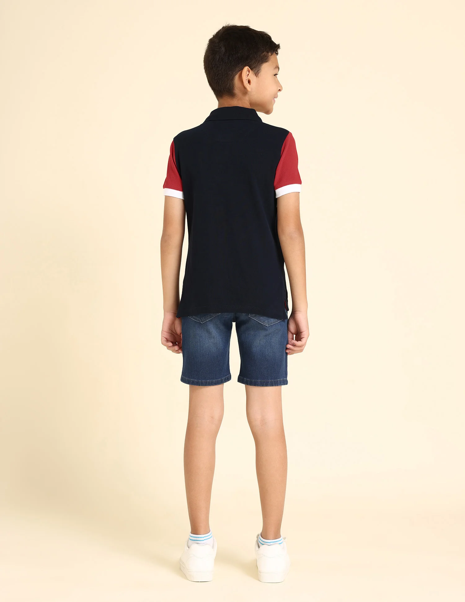 Boys Colour Block Polo Shirt - Image 4