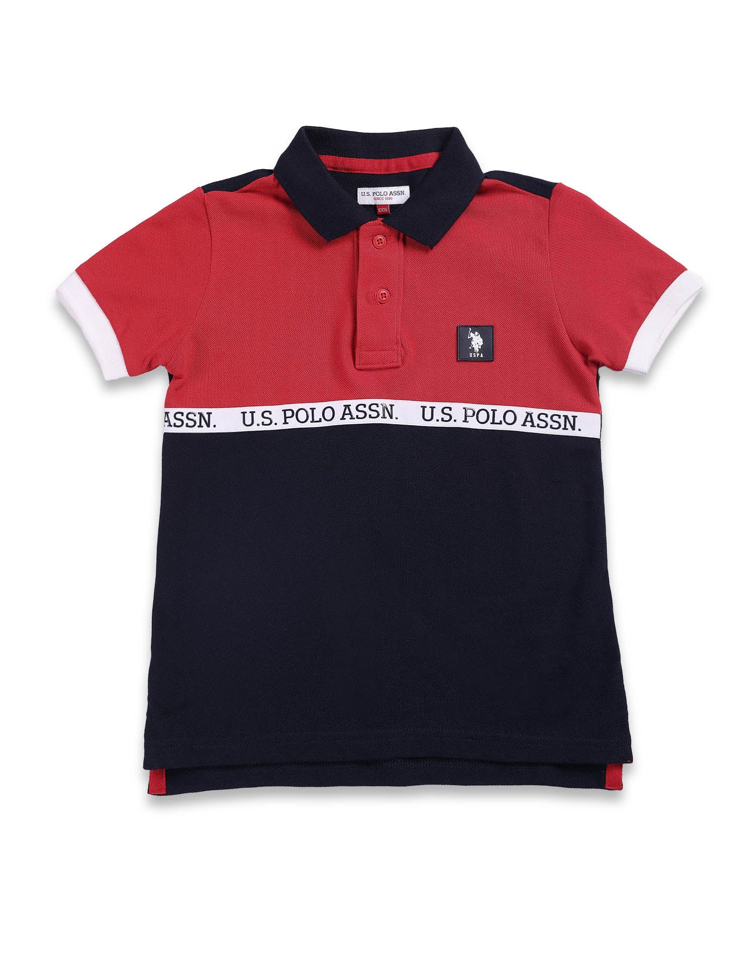 Boys Colour Block Polo Shirt - Image 5