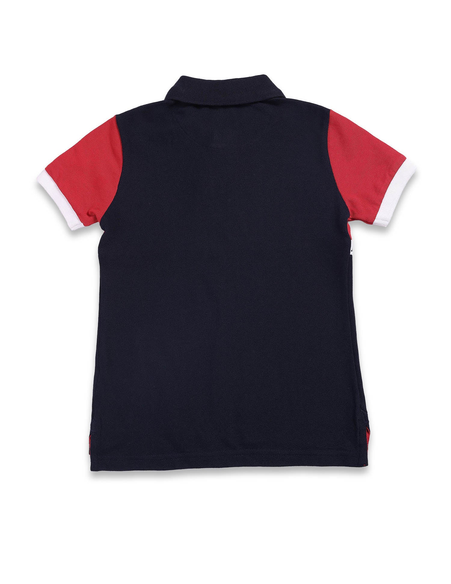 Boys Colour Block Polo Shirt - Image 6