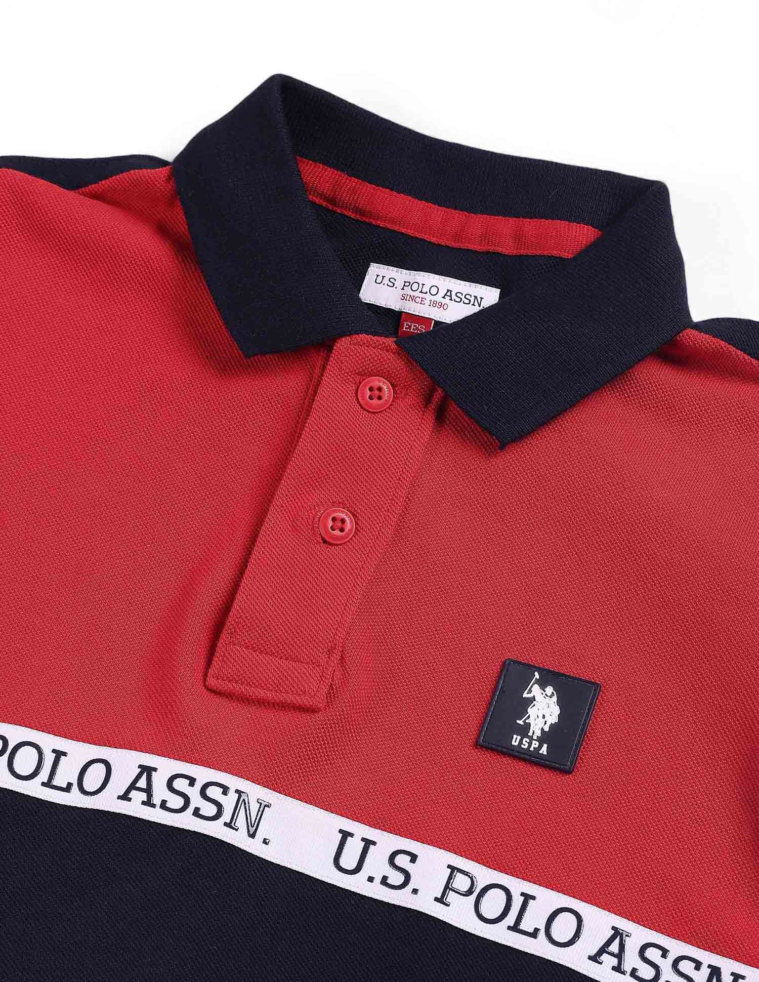 Boys Colour Block Polo Shirt - Image 7