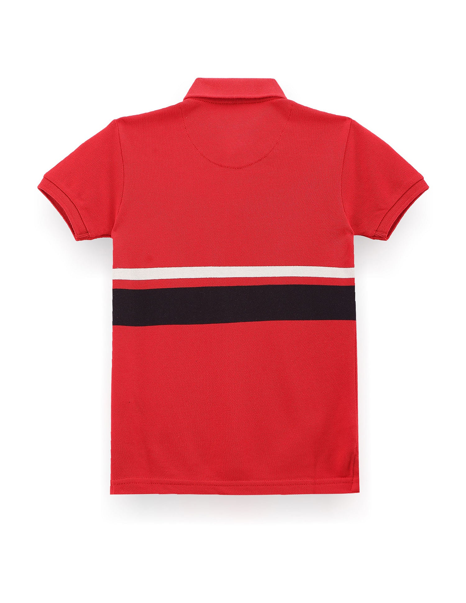 Boys Contrast Stripe Polo Shirt - Image 2