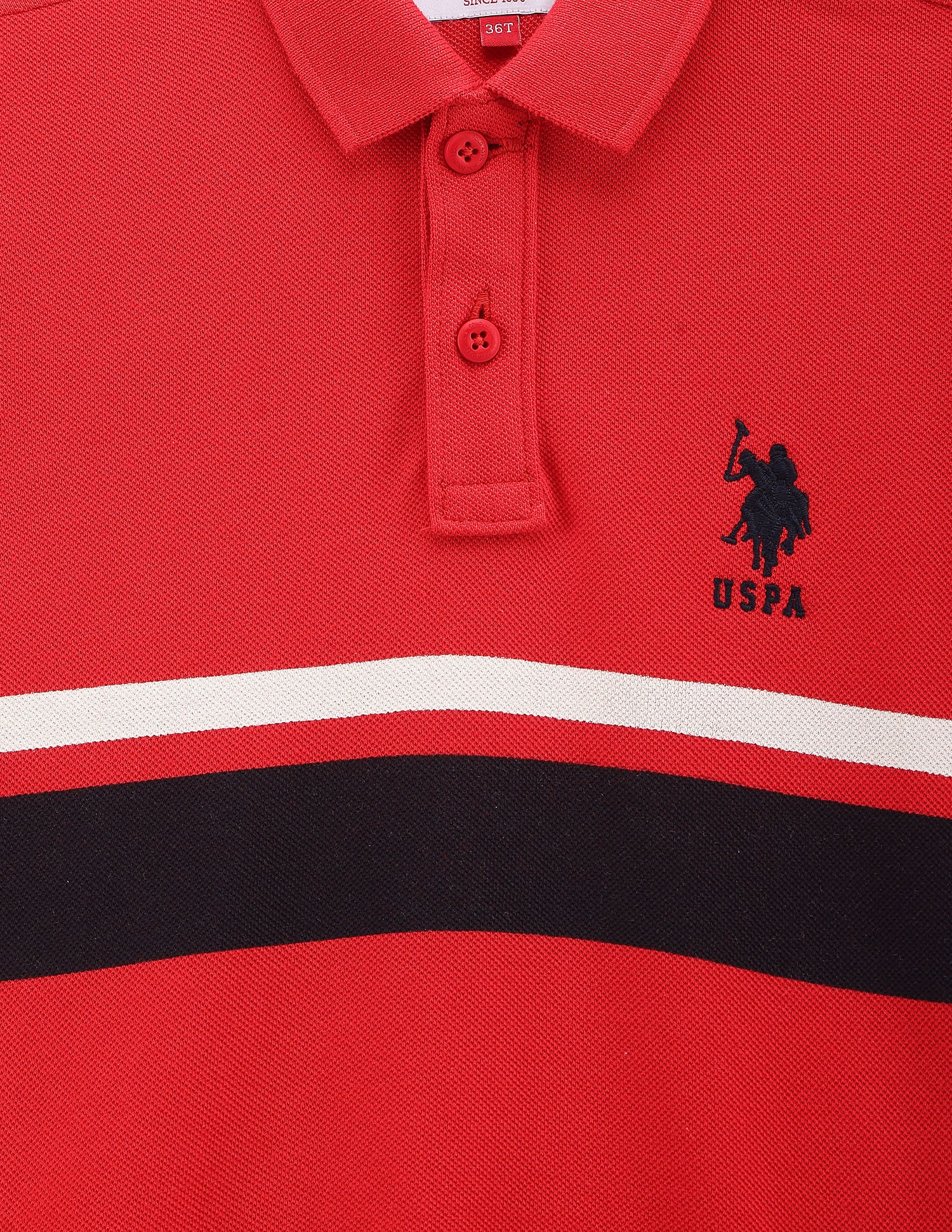 Boys Contrast Stripe Polo Shirt - Image 3