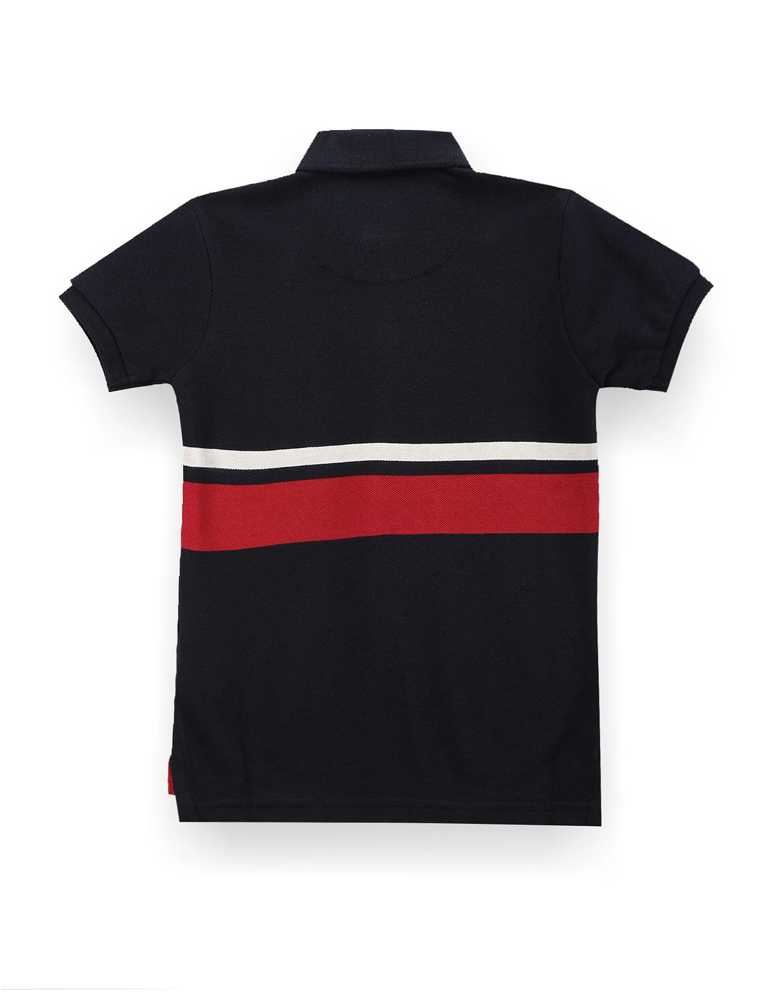 Boys Contrast Stripe Polo Shirt - Image 2