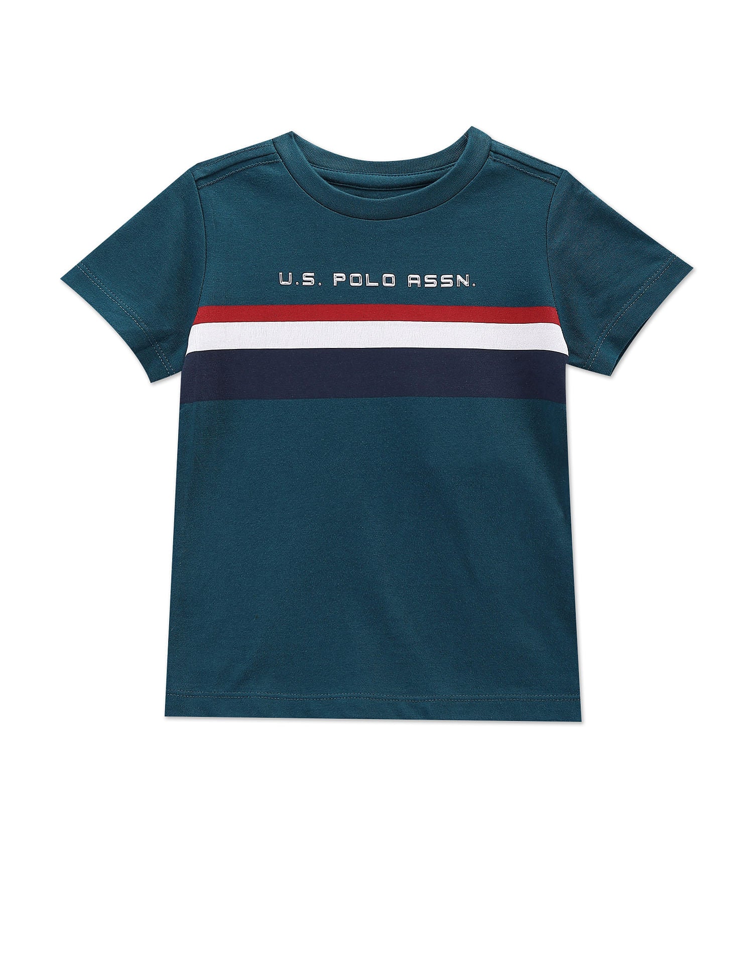 Boys Cotton Brand Print T-Shirt