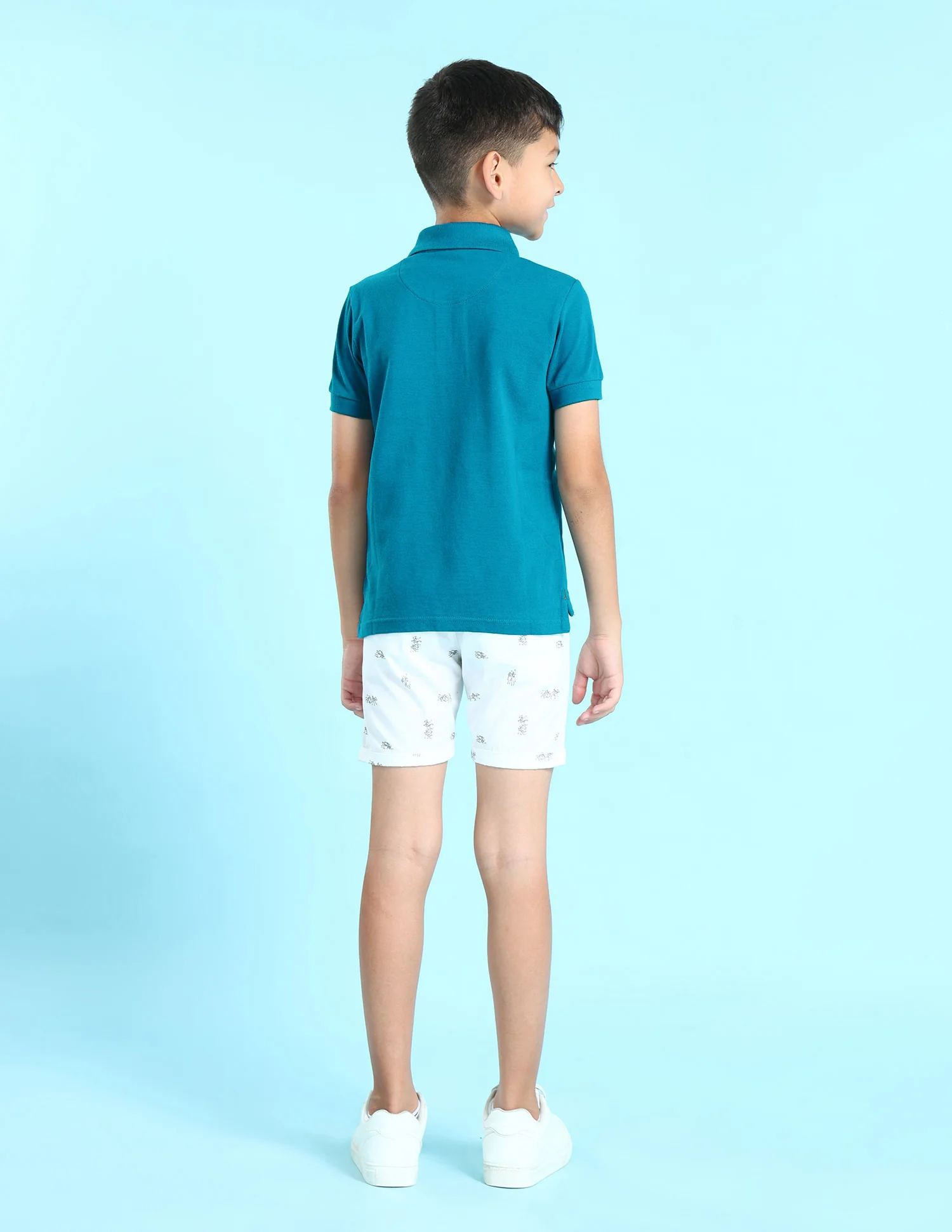 Boys Cotton Pique Polo Shirt - Image 4