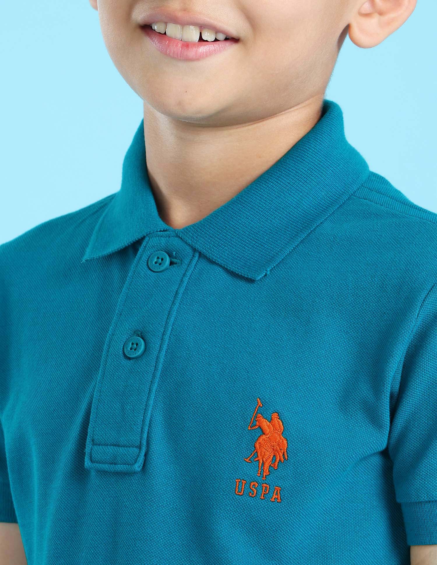 Boys Cotton Pique Polo Shirt - Image 5
