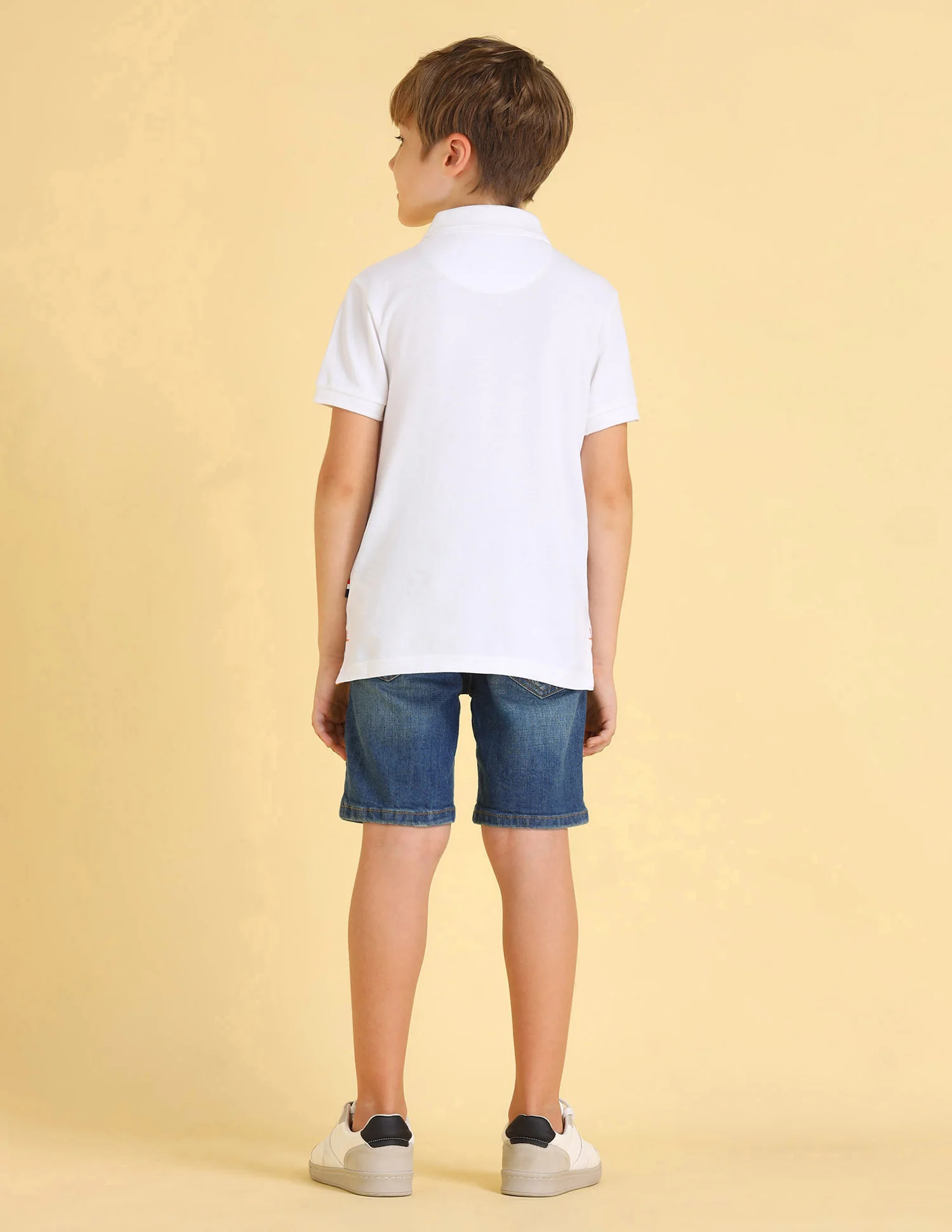 Boys Cotton Pique Polo Shirt - Image 4