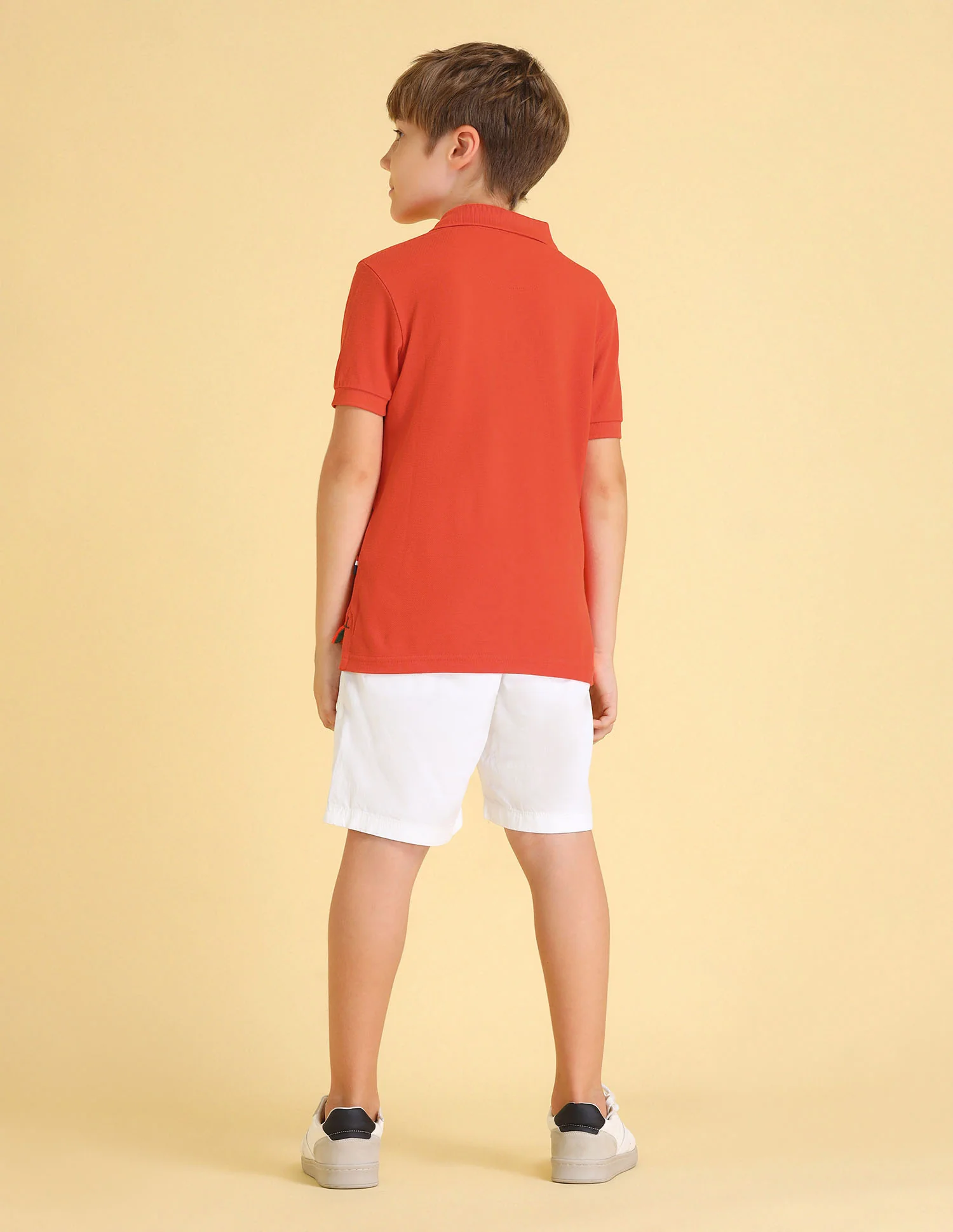 Boys Cotton Pique Polo Shirt - Image 4