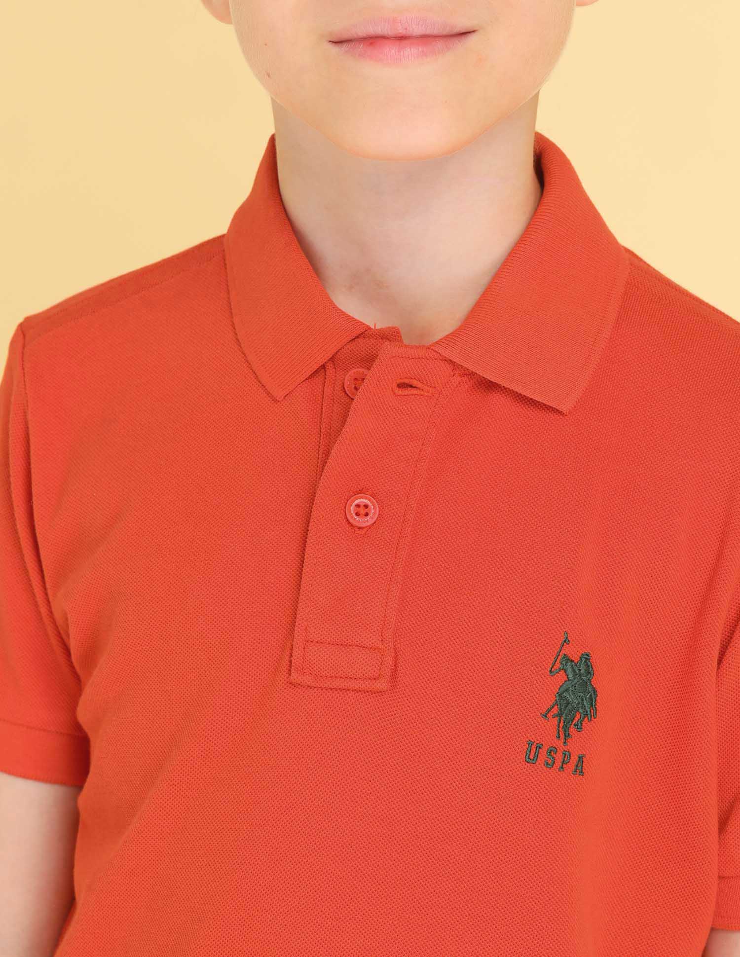 Boys Cotton Pique Polo Shirt - Image 5