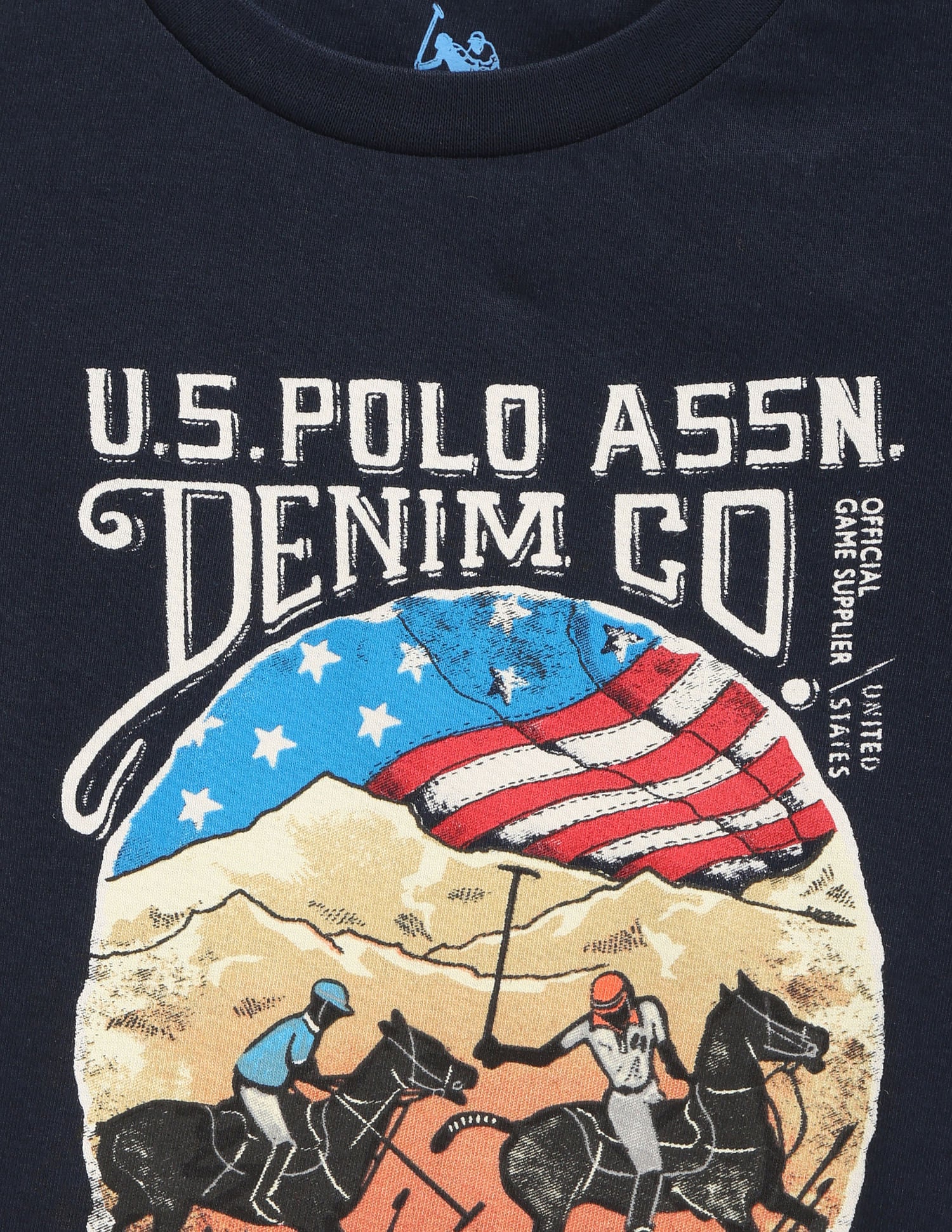 Boys Crew Neck Brand Print T-Shirt - Image 3
