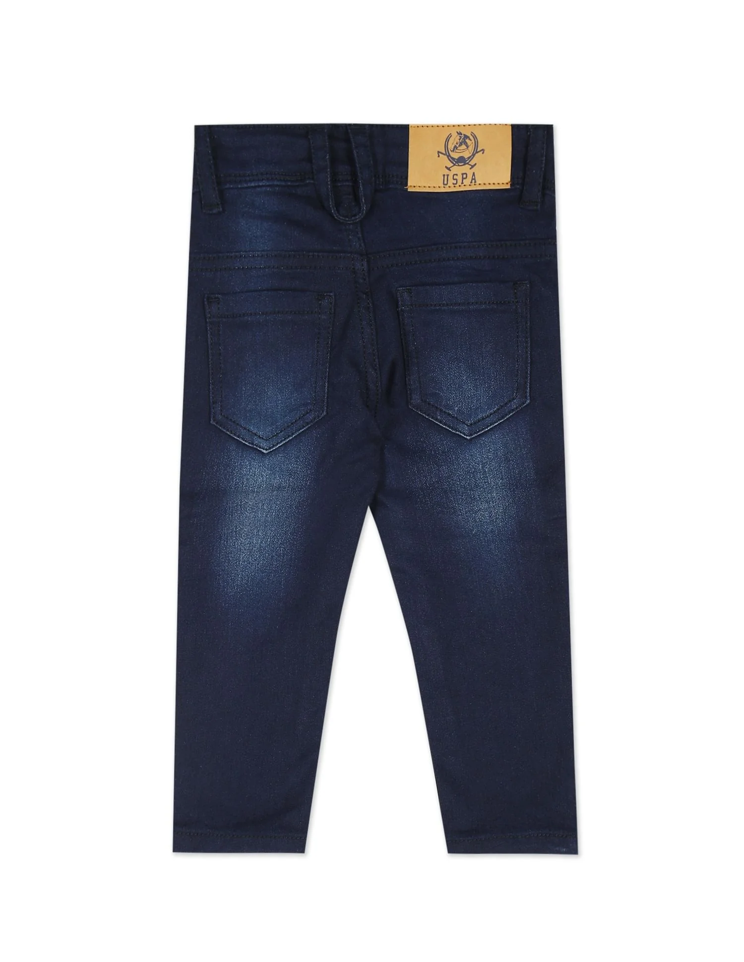 Boys Dark Blue Mid Rise Skinny Fit Jeans - Image 2