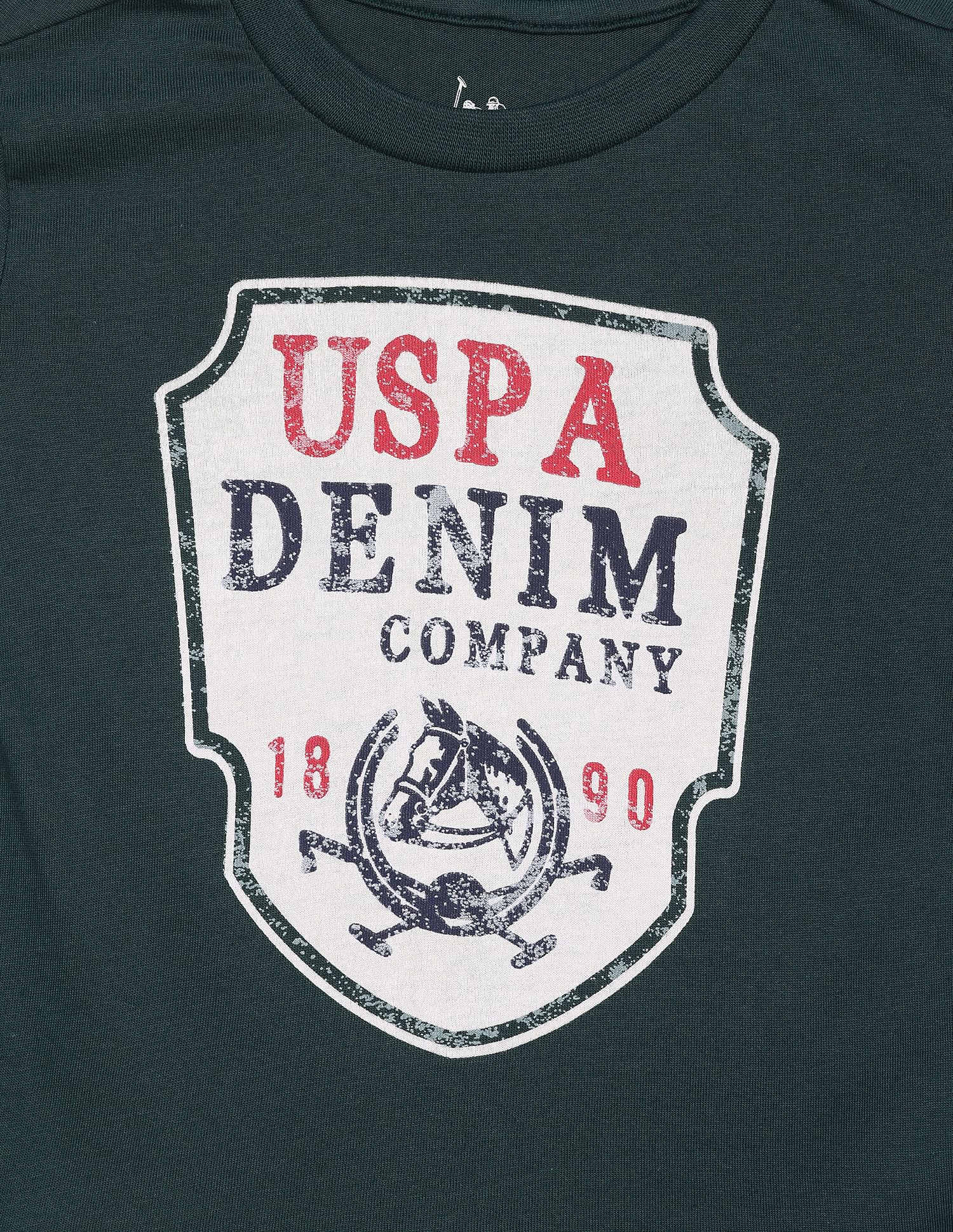 Brand Print Pure Cotton T-Shirt - Image 3
