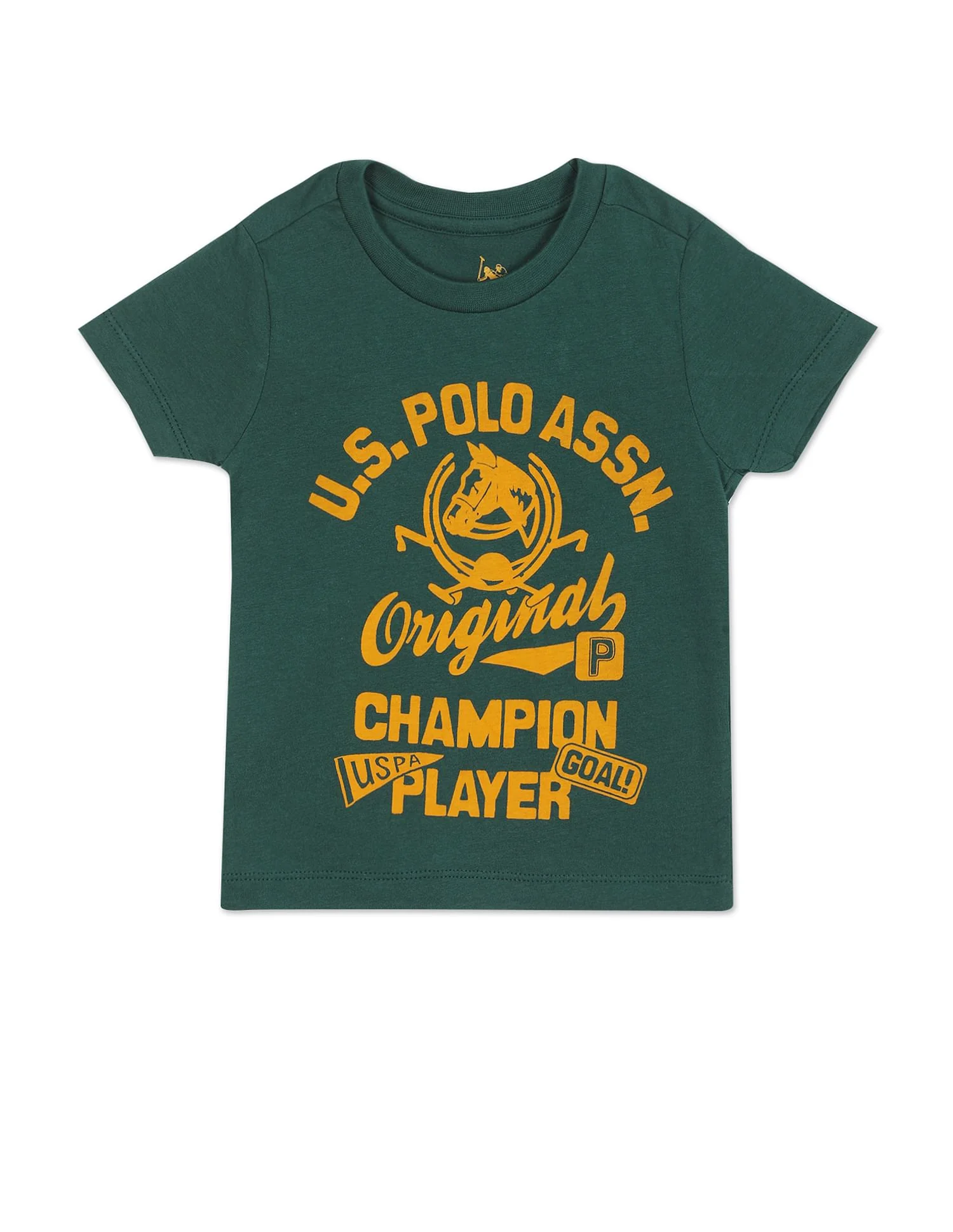 Pure Cotton Brand Print T-Shirt