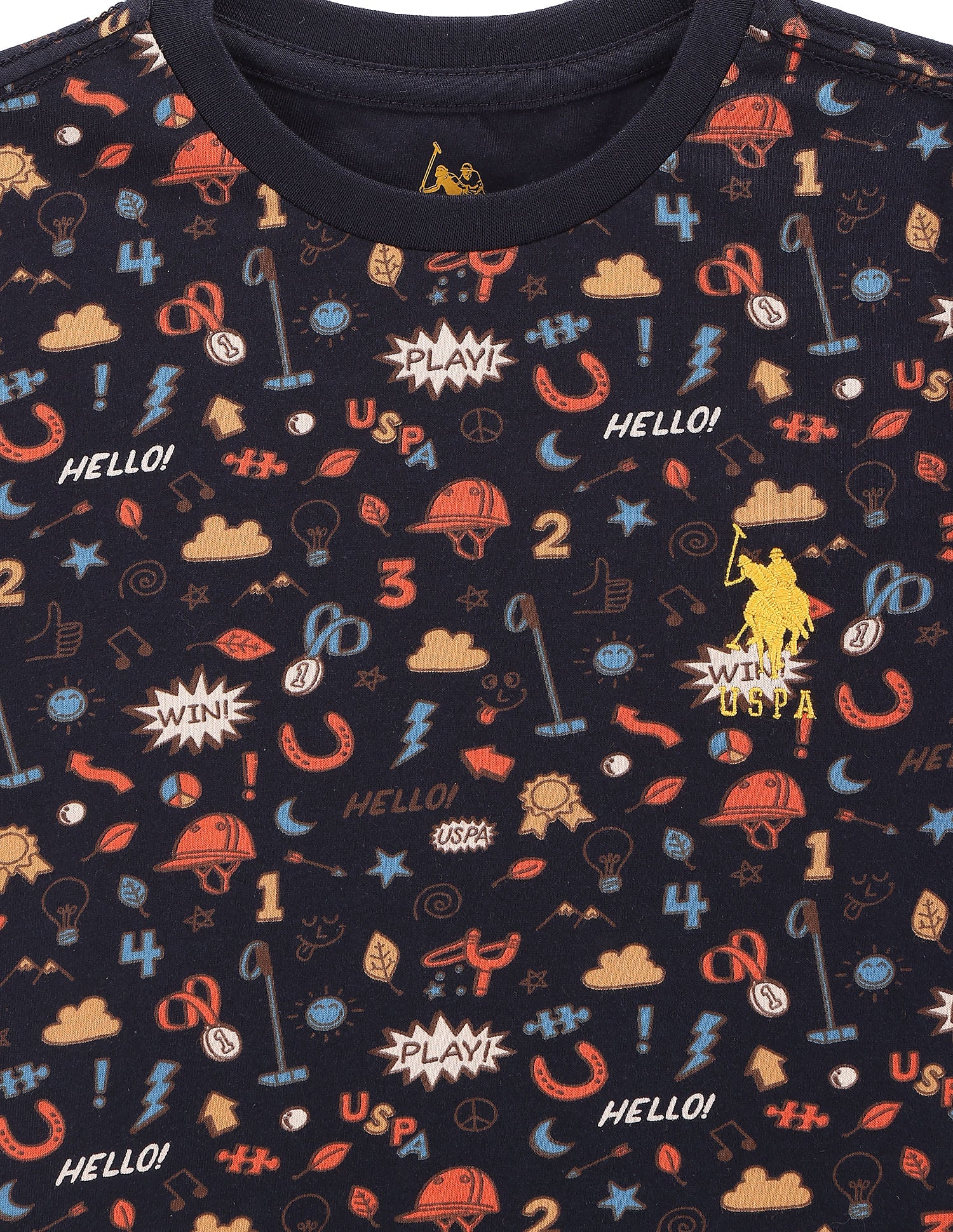Boys Graphic Print Cotton T-Shirt - Image 3