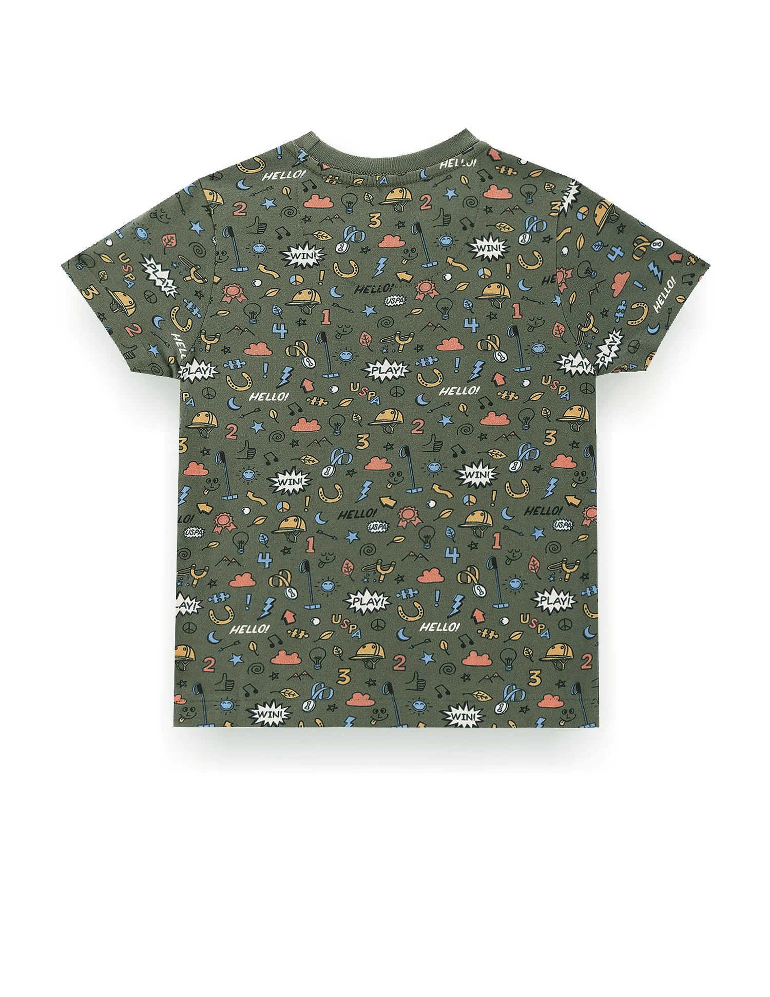 Boys Graphic Print Cotton T-Shirt - Image 2