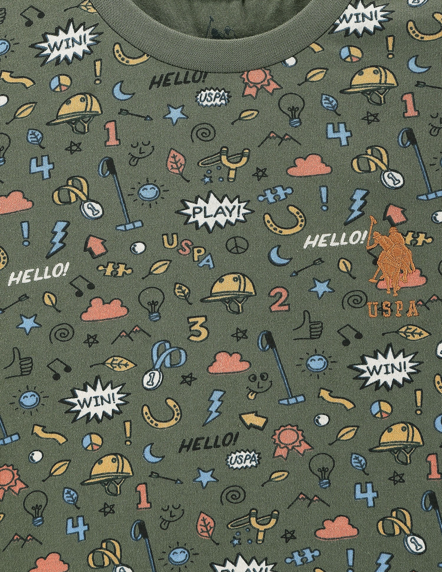 Boys Graphic Print Cotton T-Shirt - Image 3