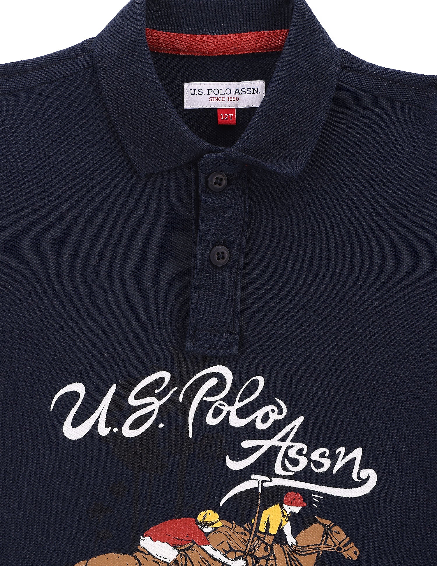 Boys Graphic Print Polo Shirt - Image 3