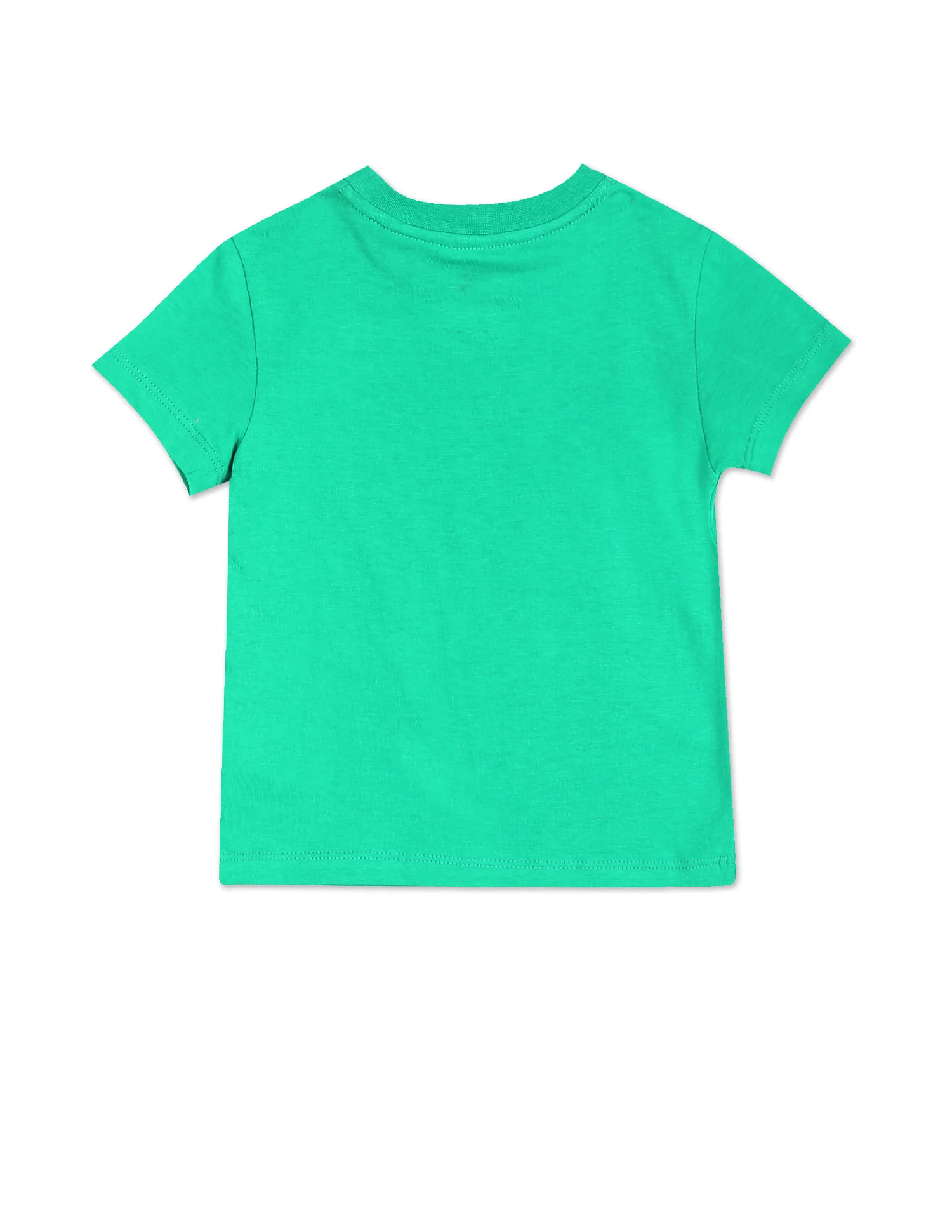 Boys Green Crew Neck Graphic Print T-Shirt - Image 2