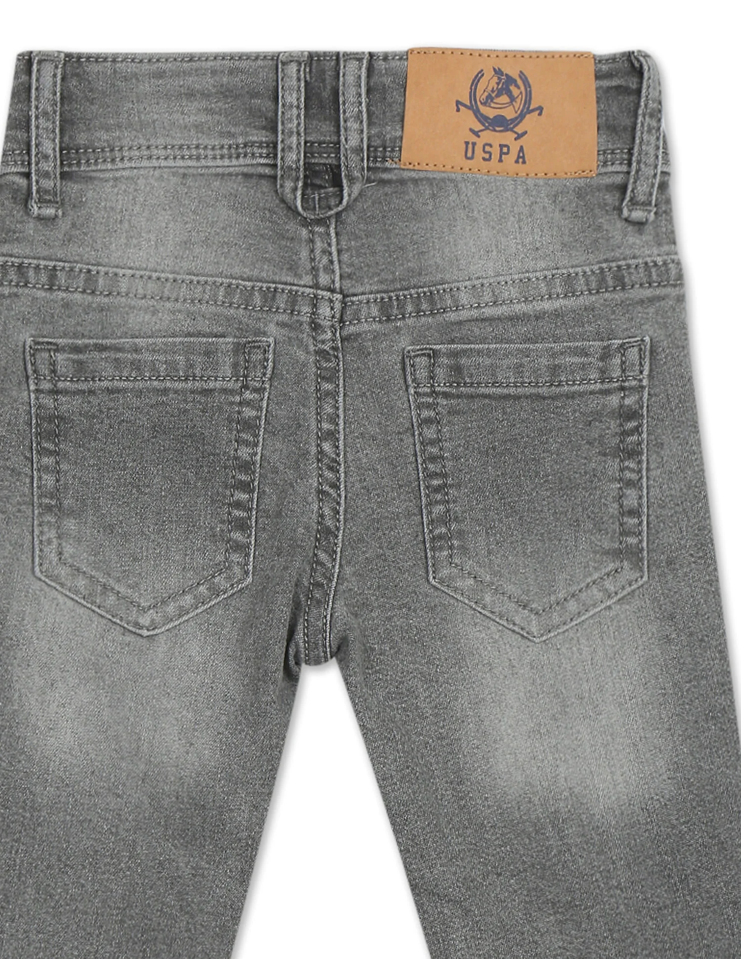 Boys Grey Slim Fit Mid Rise Jeans - Image 5
