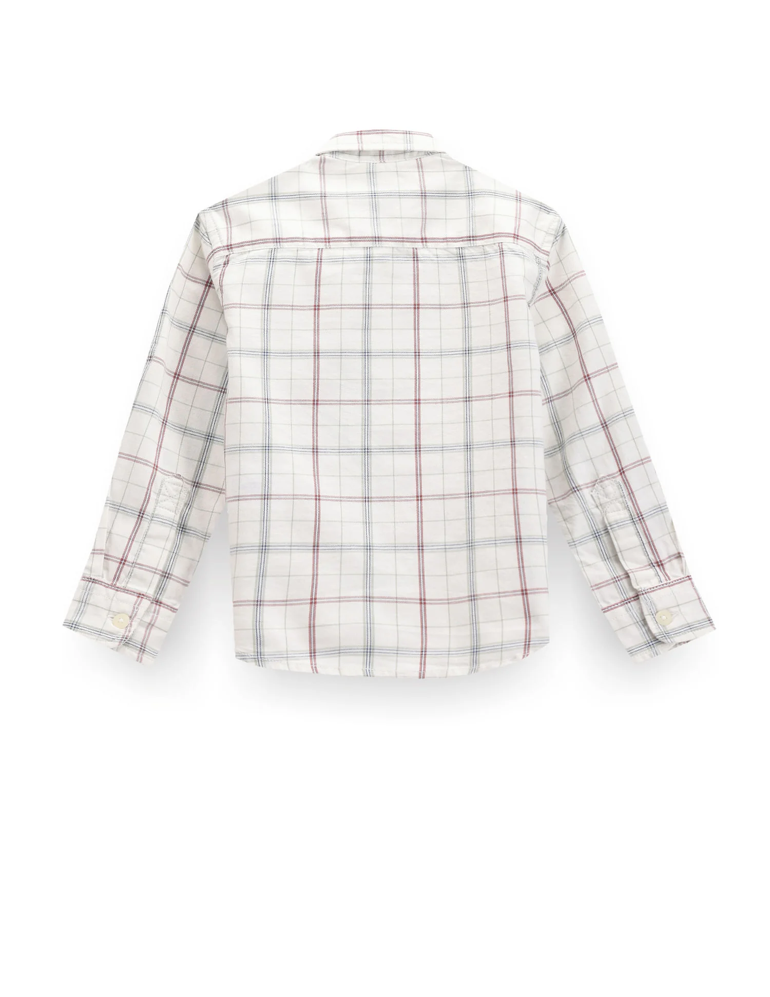 Boys Grid Check Twill Shirt - Image 2