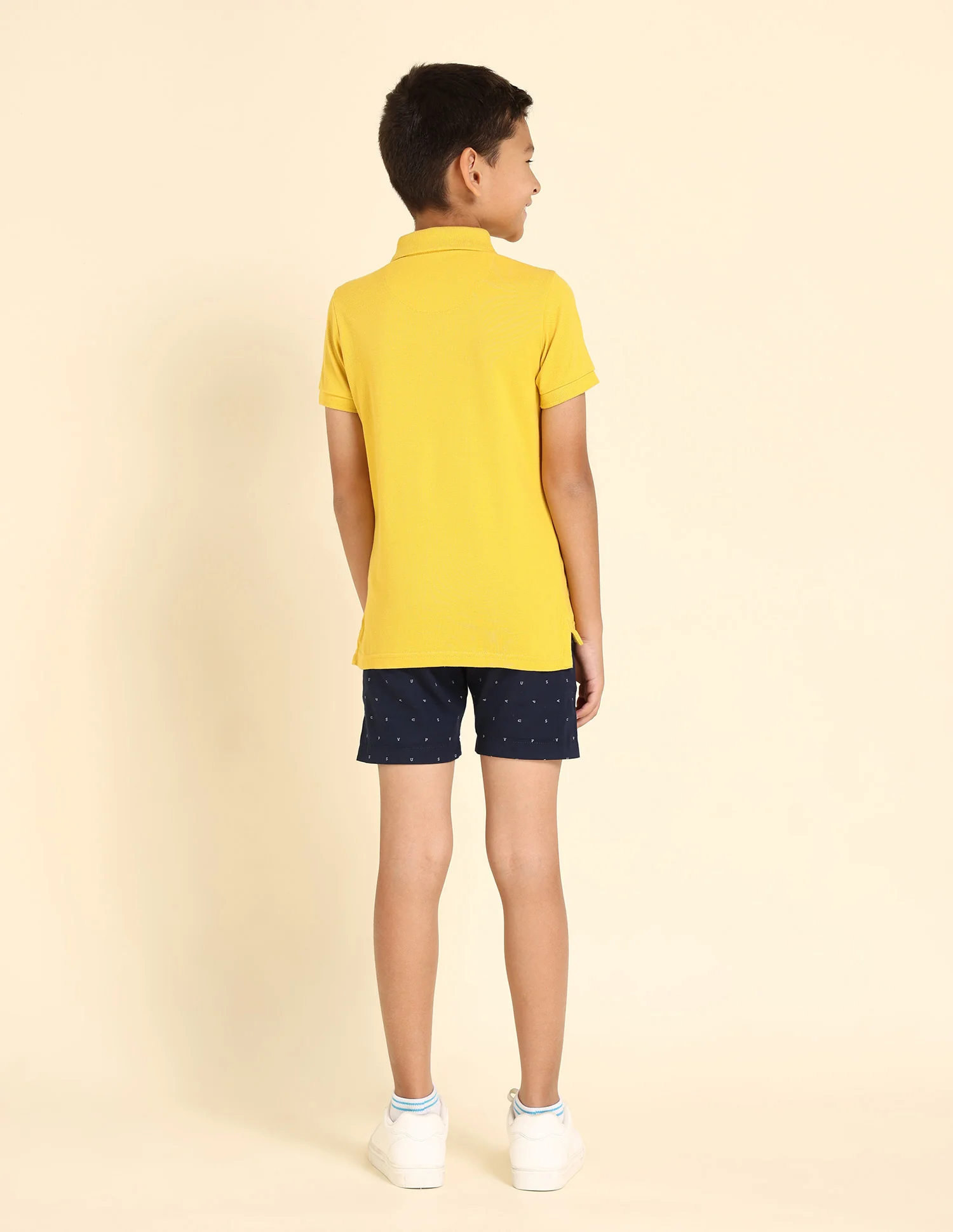 Boys Horizontal Stripe Polo Shirt - Image 4