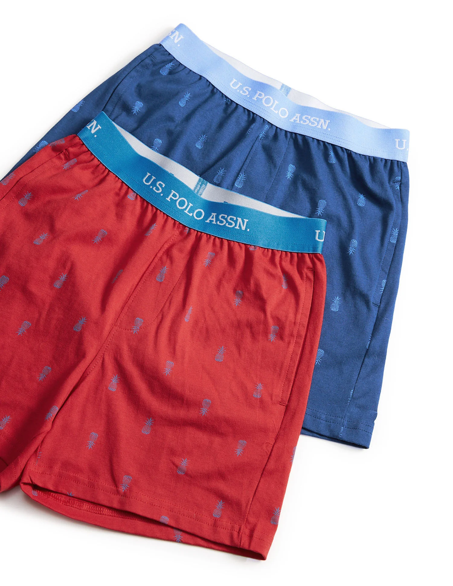 Pineapple Print EKX01 Lounge Shorts - Pack Of 2 - Image 2