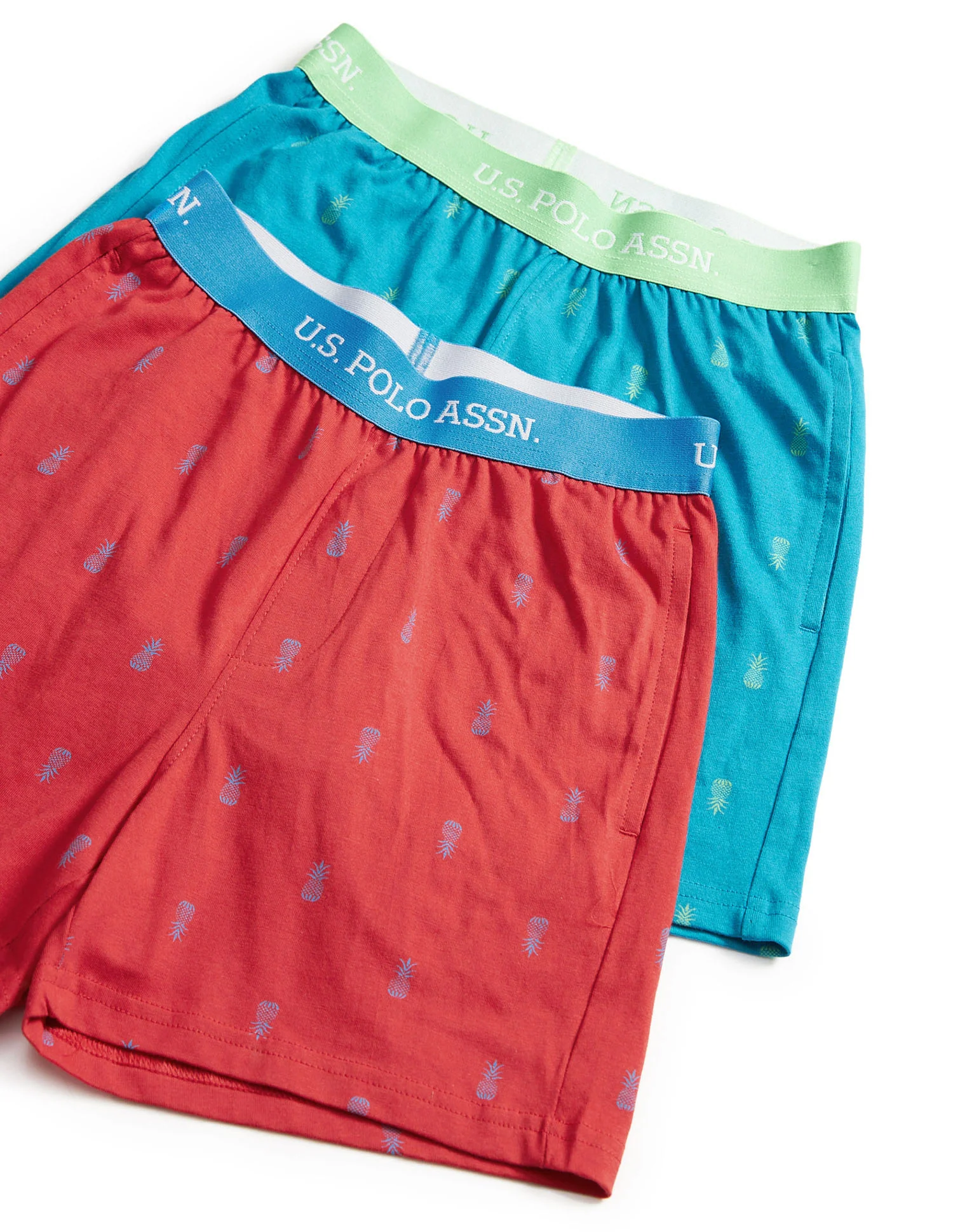 Pineapple Print EKX01 Lounge Shorts - Pack Of 2 - Image 2