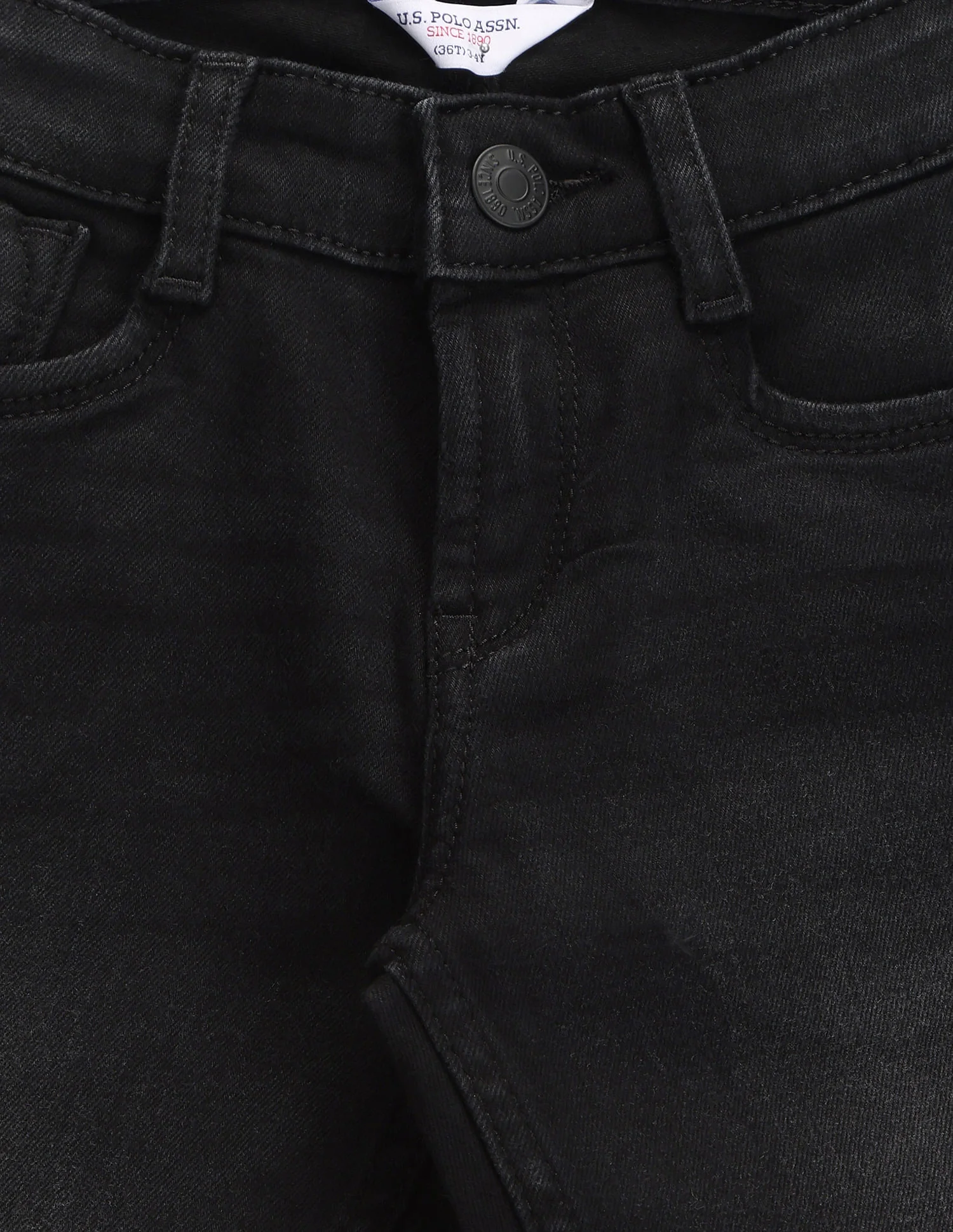 Boys Laser Branding Slim Jeans - Image 3