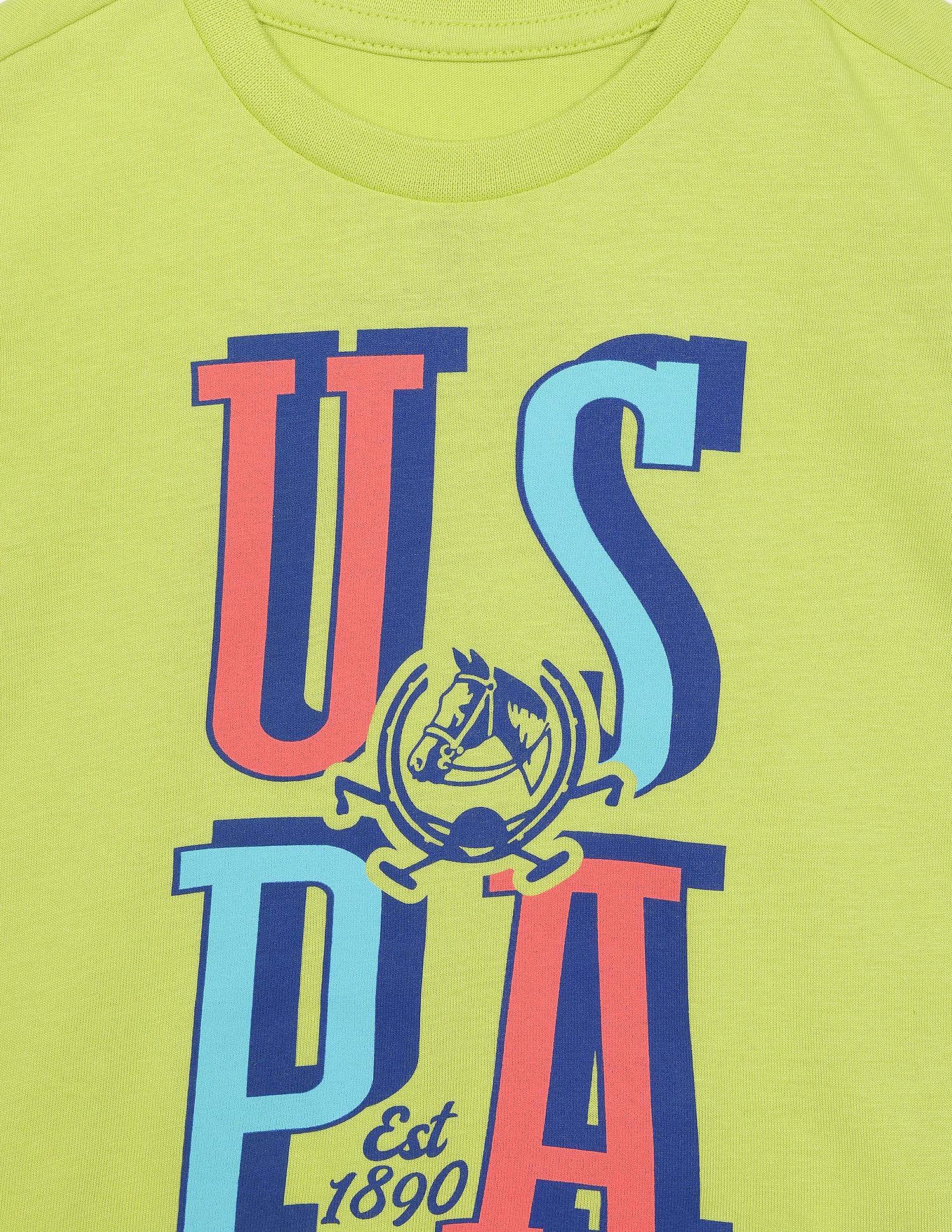Brand Print Pure Cotton T-Shirt - Image 3