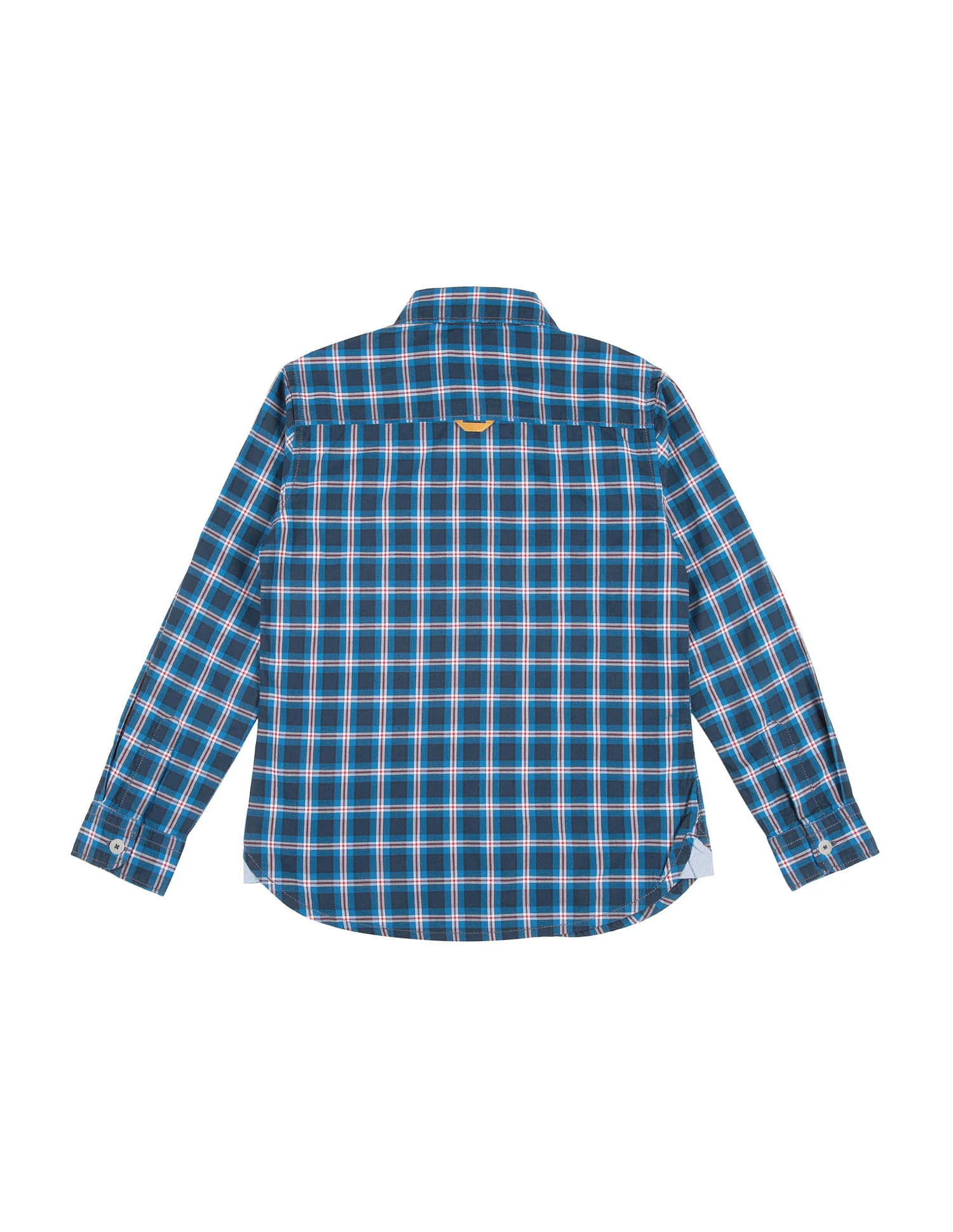 Boys Long Sleeve Check Shirt - Image 2
