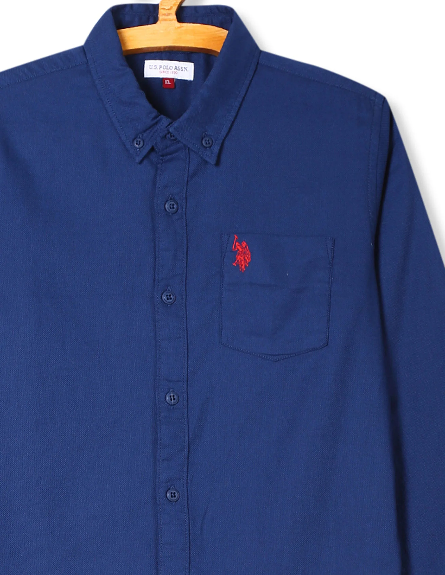 Boys Long Sleeve Oxford Shirt - Image 3