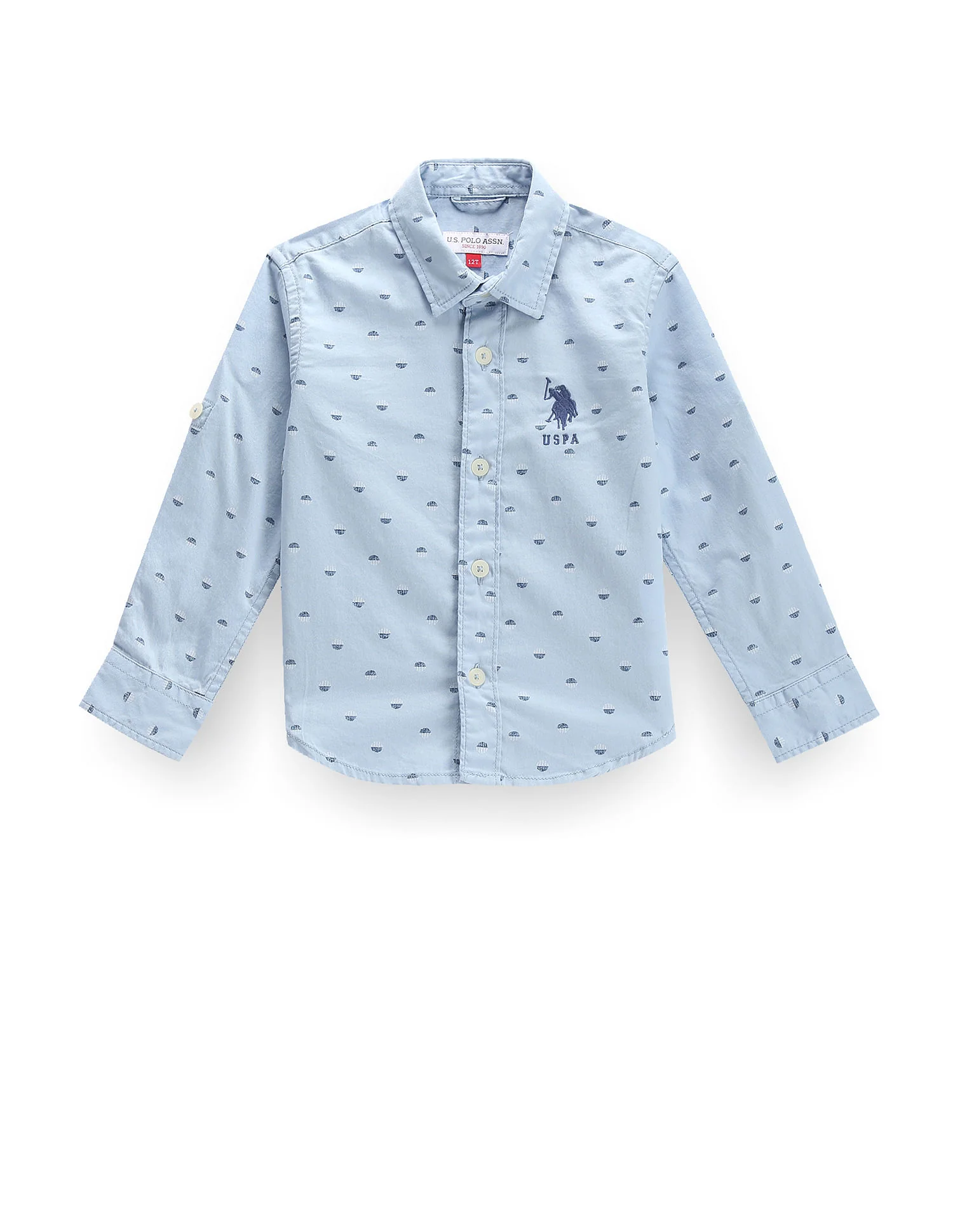 Boys Long Sleeve Printed Shirt