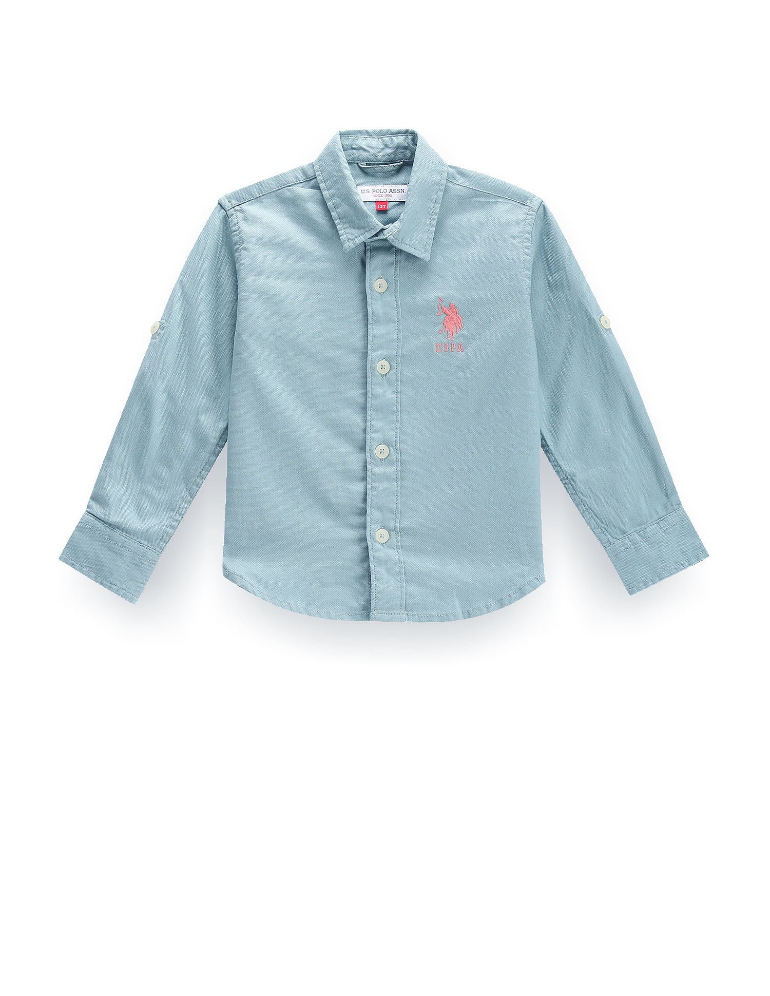 Boys Long Sleeve Super Slim Fit Shirt