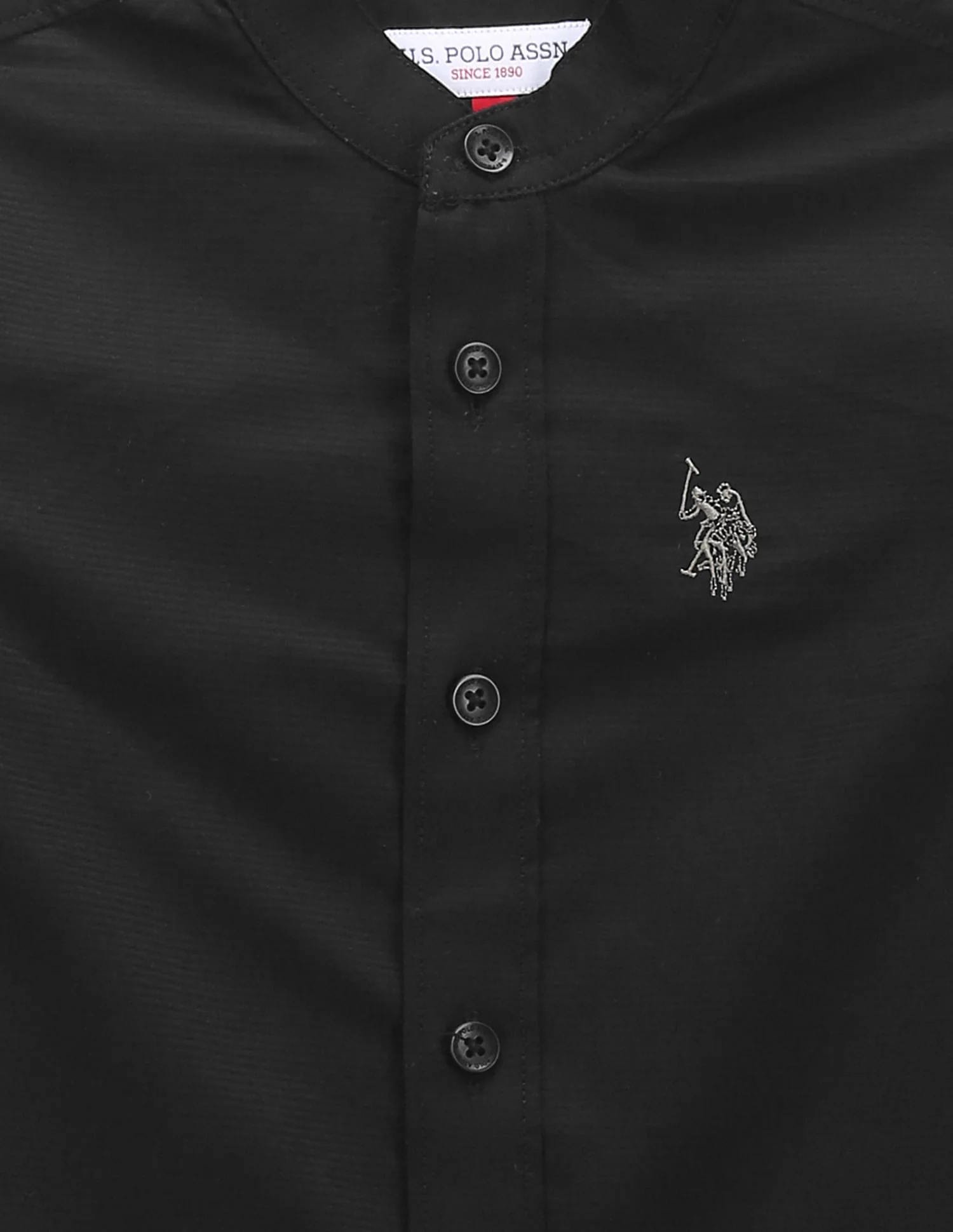 Boys Mandarin Collar Shirt - Image 3