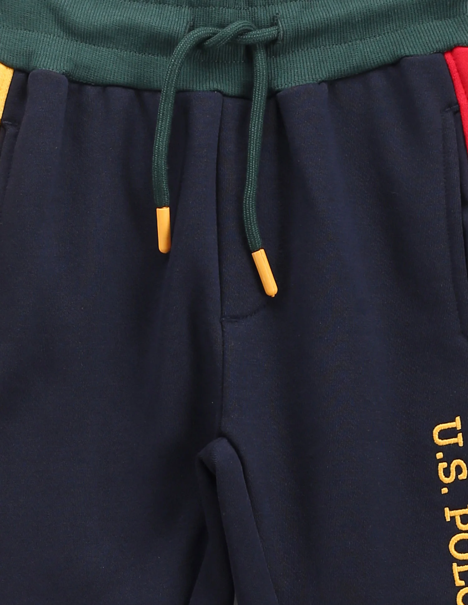 Boys Mid Rise Brand Tape Joggers - Image 3